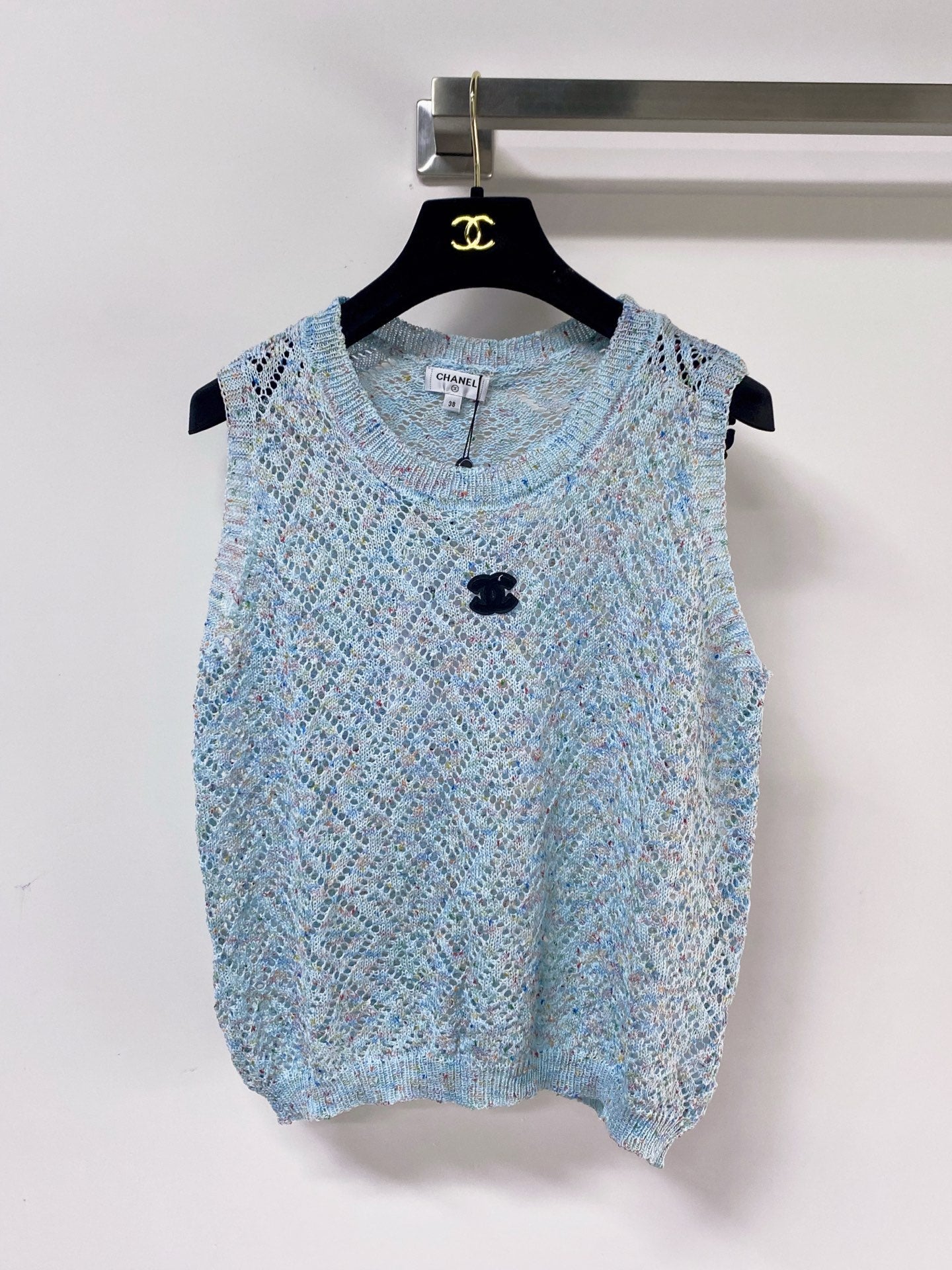 Chanel 2026 Knit Vest Vibrant Wool Laine 463540