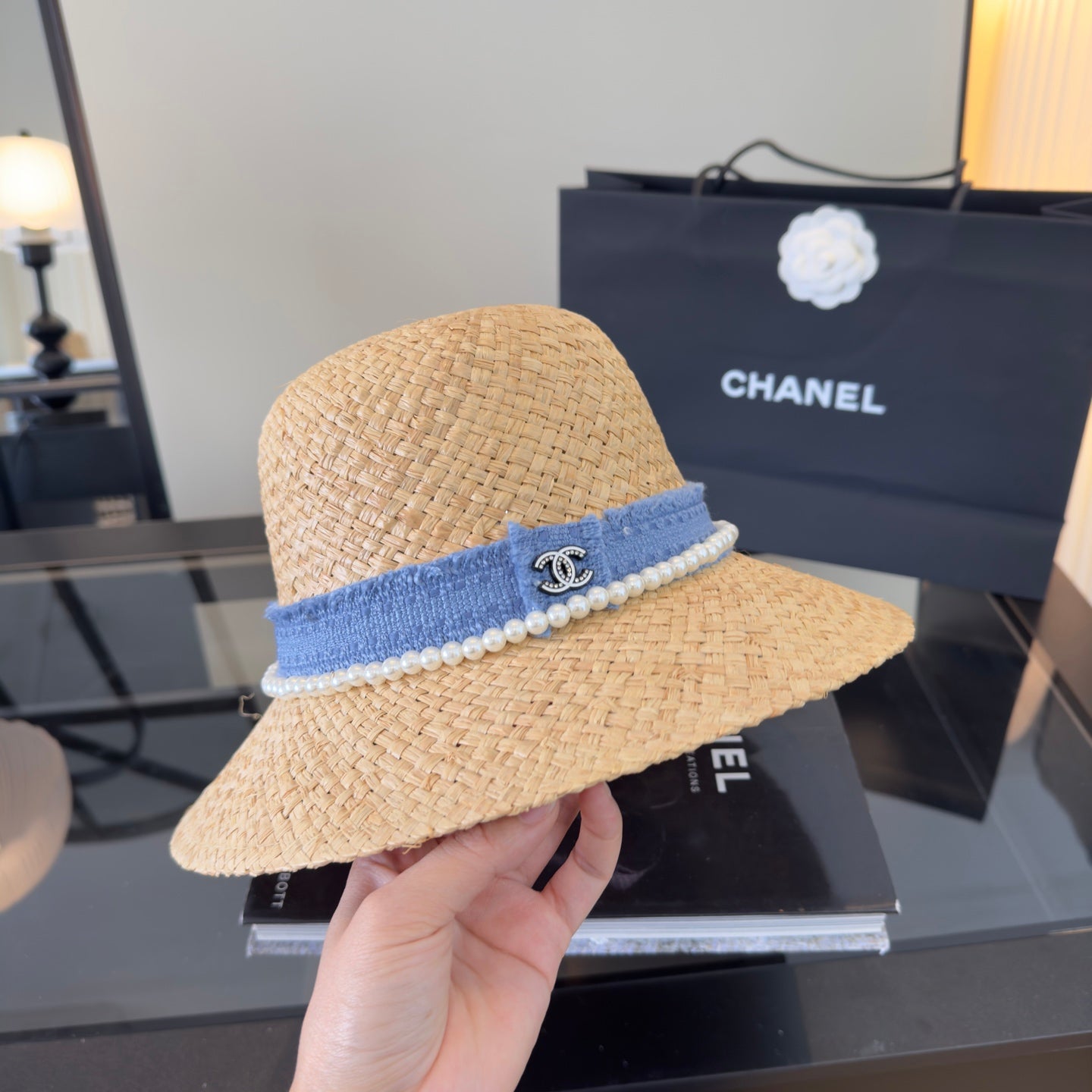 Chanel Straw Hat 360798