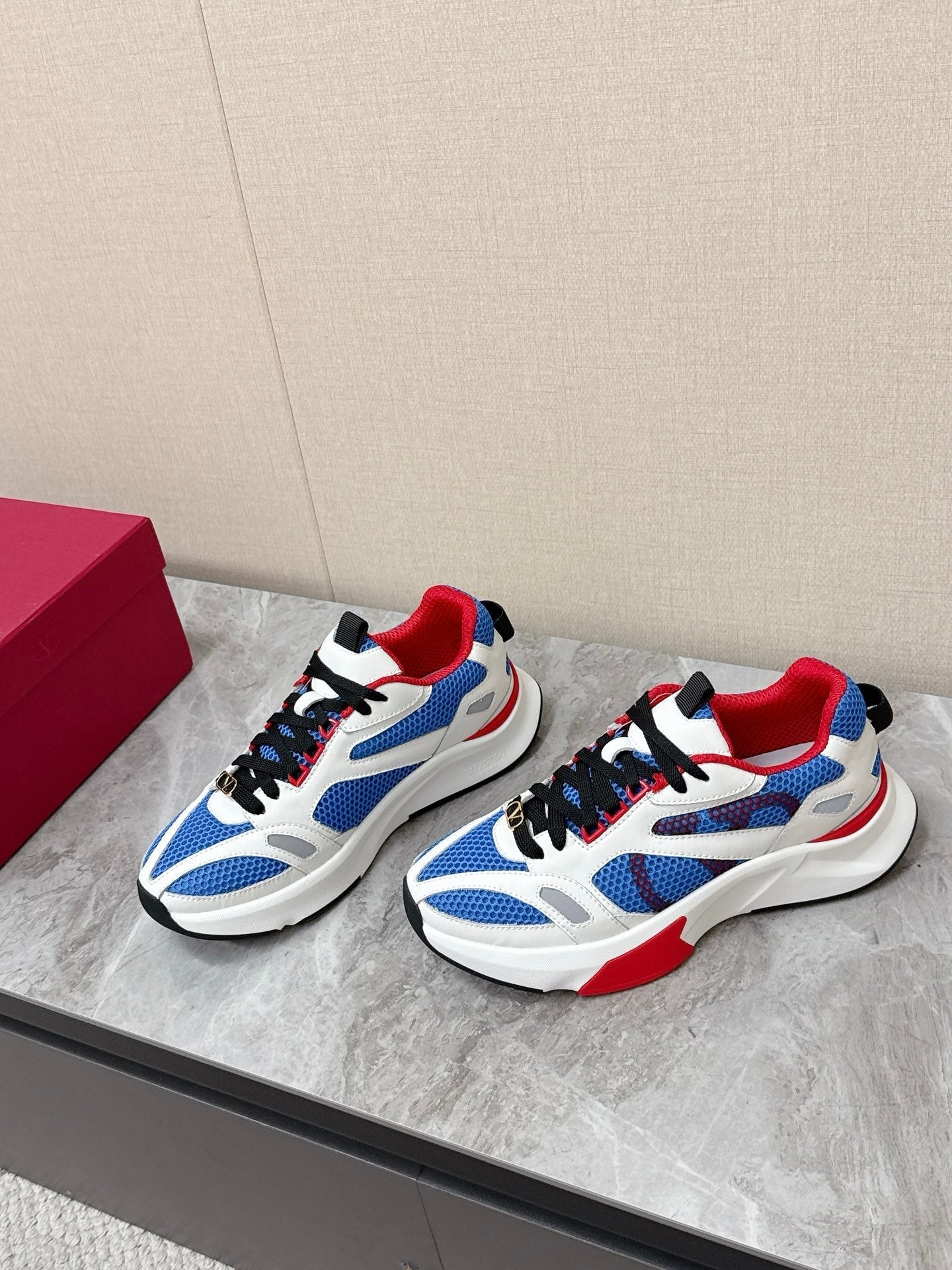 Valentino VLogo Pace Sneakers Mesh Leather 866605