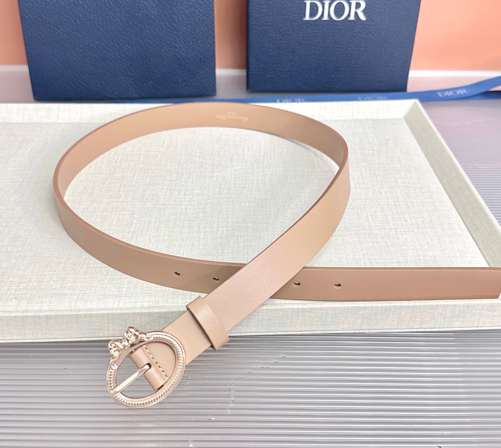 Dior Médaillon Belt 25mm Smooth Calfskin 209867