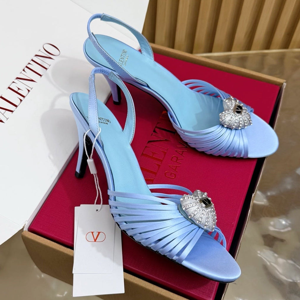 Valentino 2026 Garavani Coeur Royal 80mm Sandals 853006
