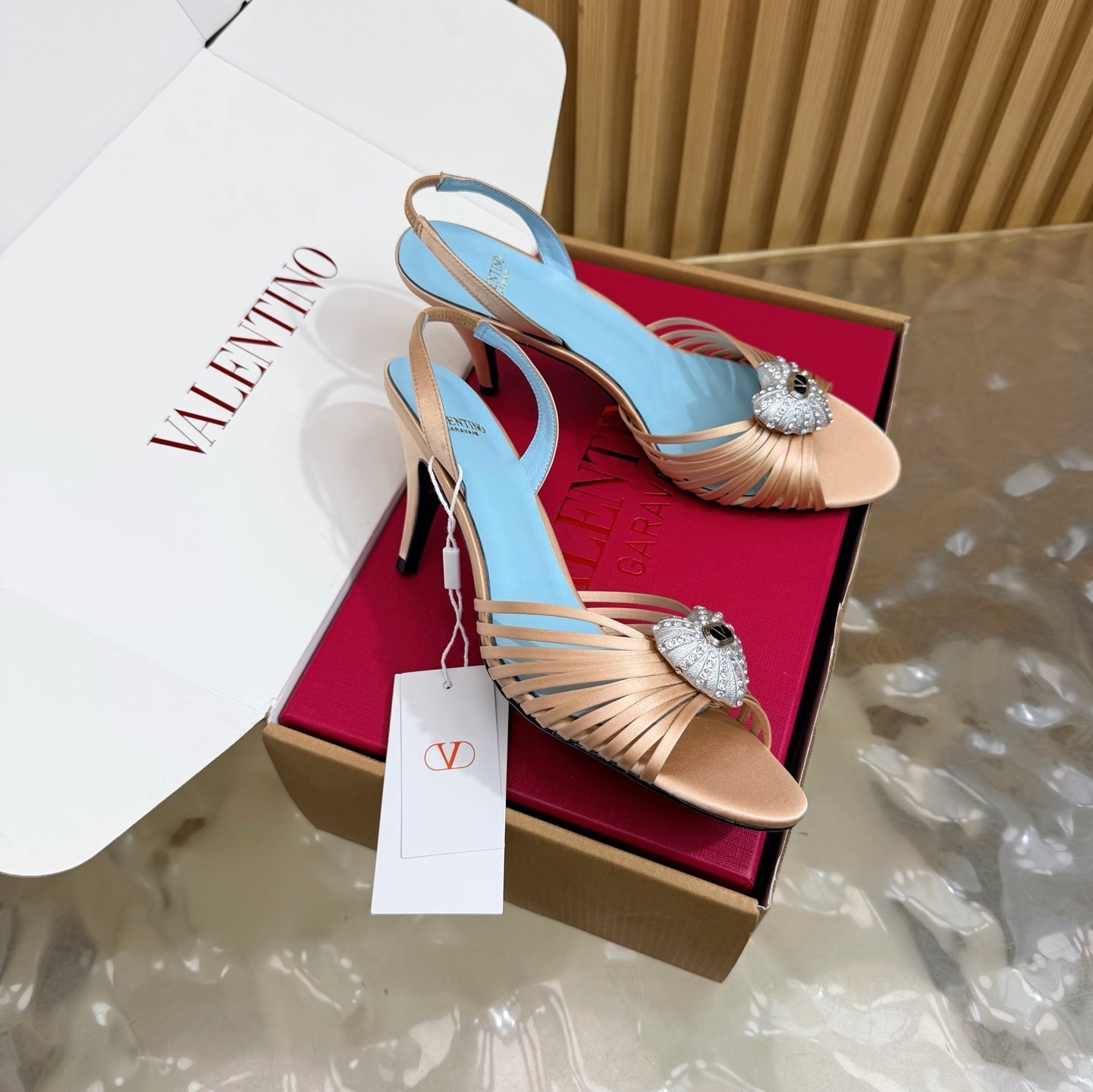 Valentino 2026 Garavani Coeur Royal 80mm Sandals 853006