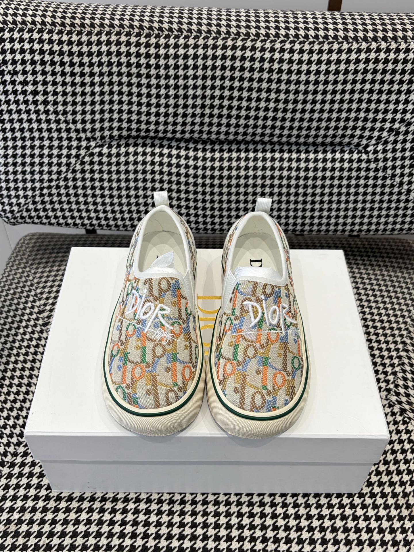 Dior 2026 Slip-on Sneaker Fabric Leather 910944