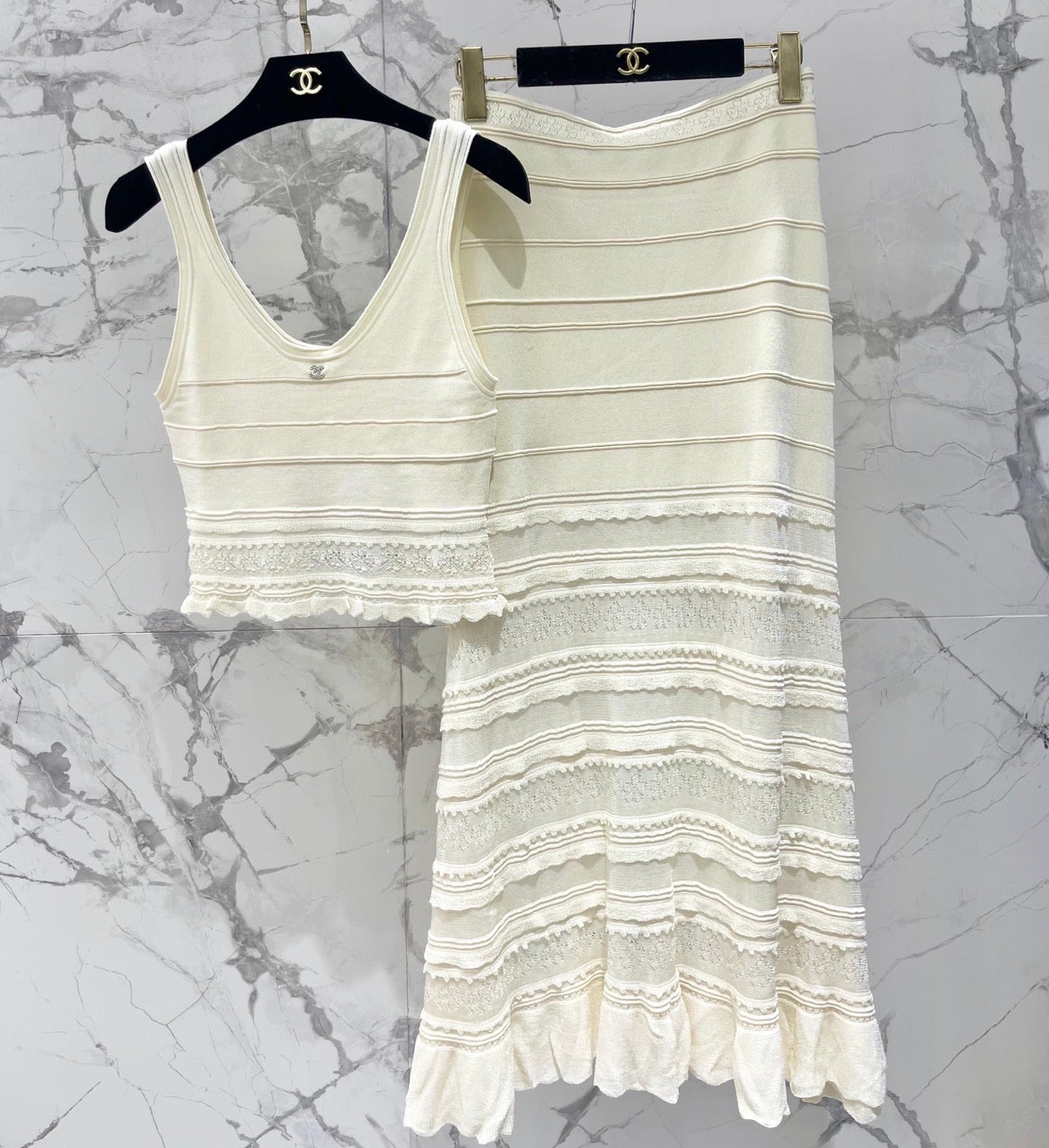 Chanel 2026 Ruffled Set Cotton 700862