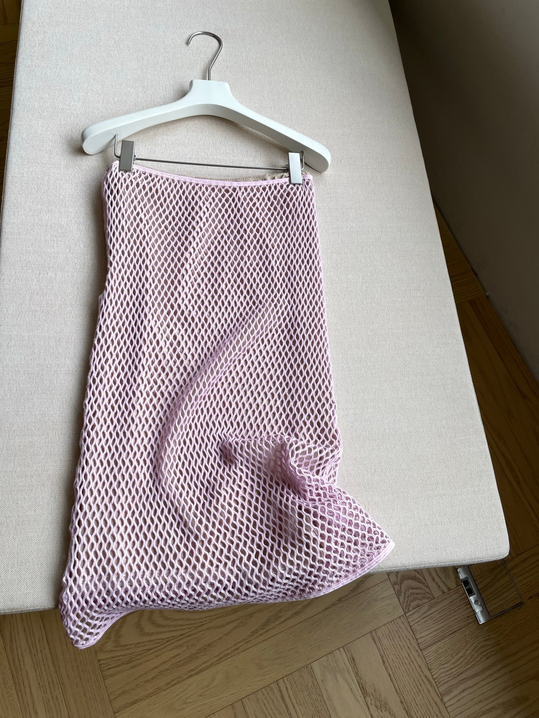 Prada 2026 Skirt Pink Mesh 654487
