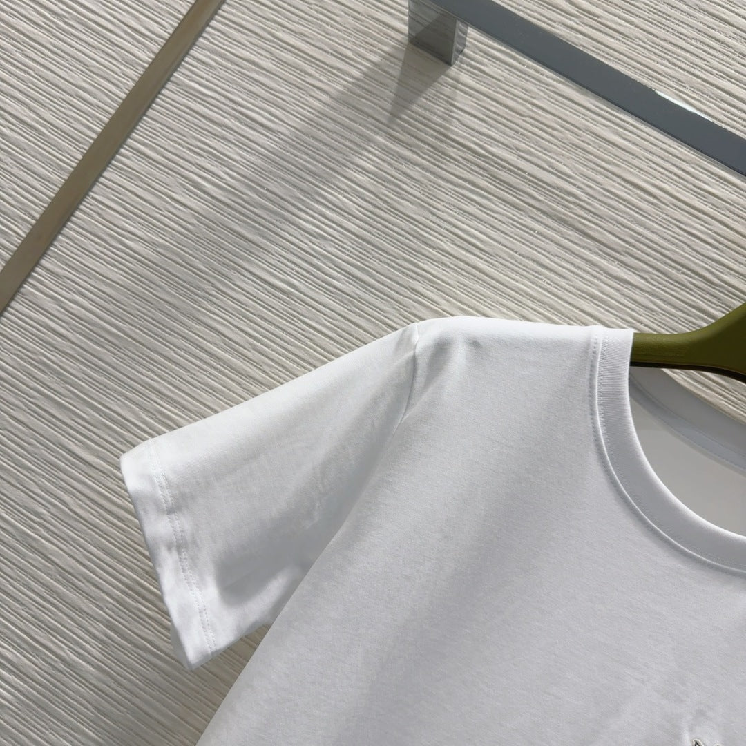 Gucci 2025 Heart T-shirt White Cotton