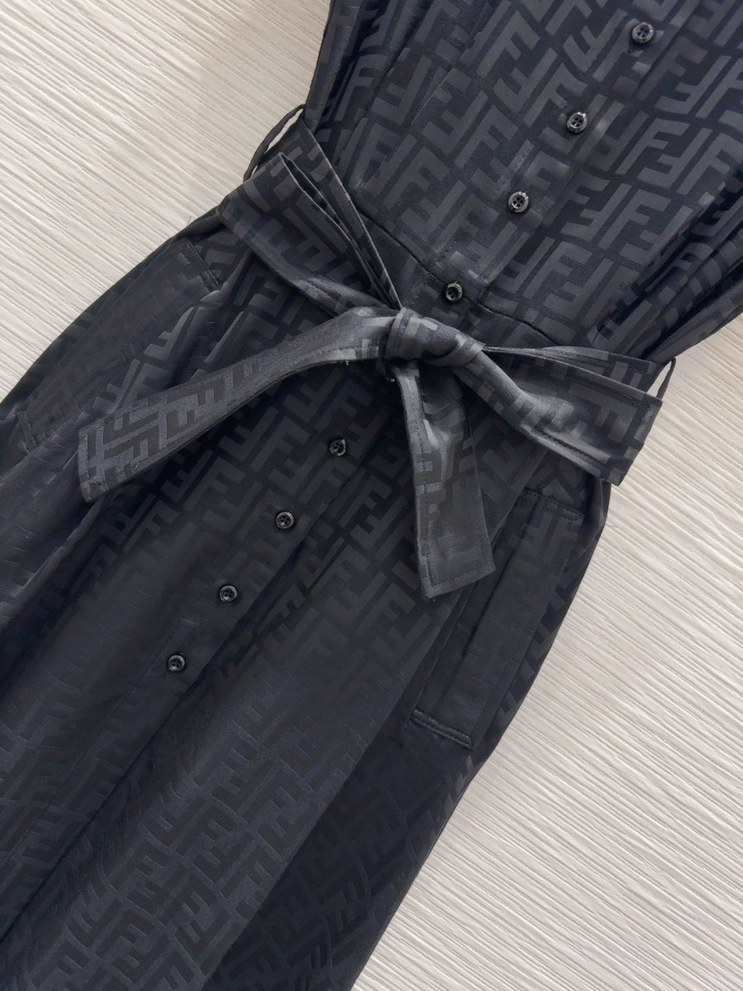 Fendi 2025 Shirt Dress Black Viscose