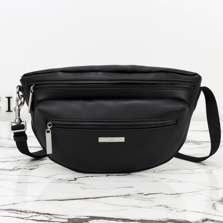 Gucci 2026 Tag Crossbody Bag 30cm Canvas And Calfskin