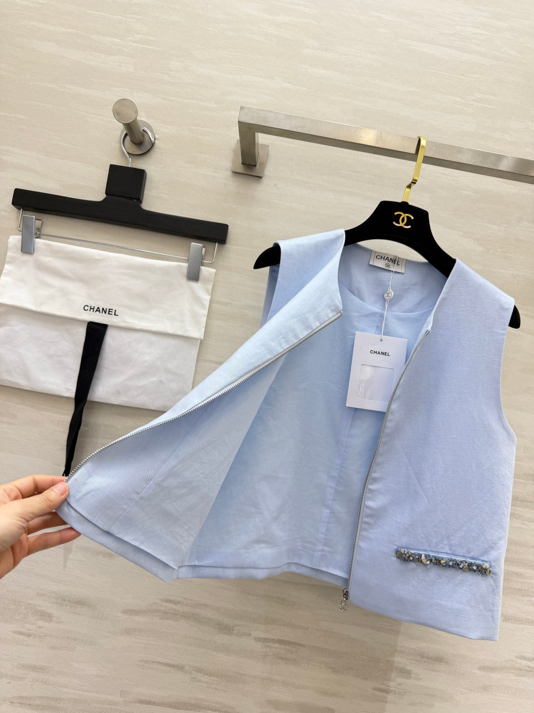 Chanel 2026 Vest Shirt Cotton-Linen 398793