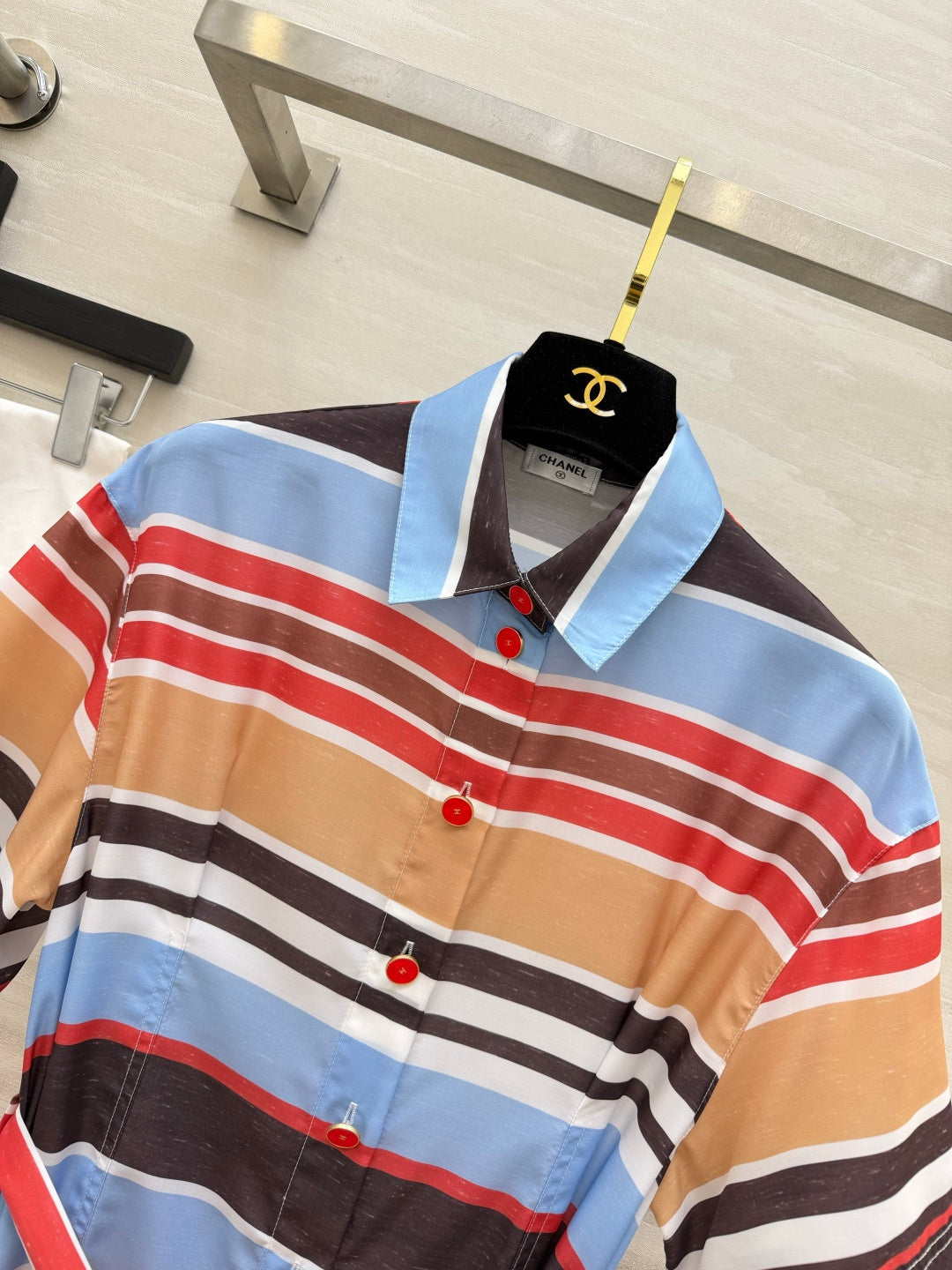Chanel 2026 Midi Dress Multicolor Cotton 398764