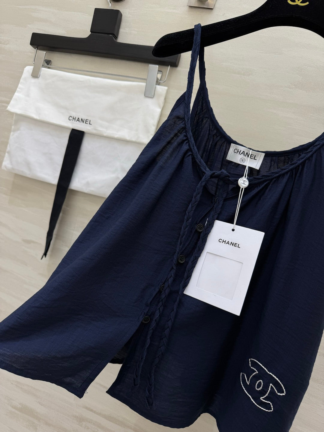Chanel 2026 Long Pants and Tank Top Set Cotton 402473