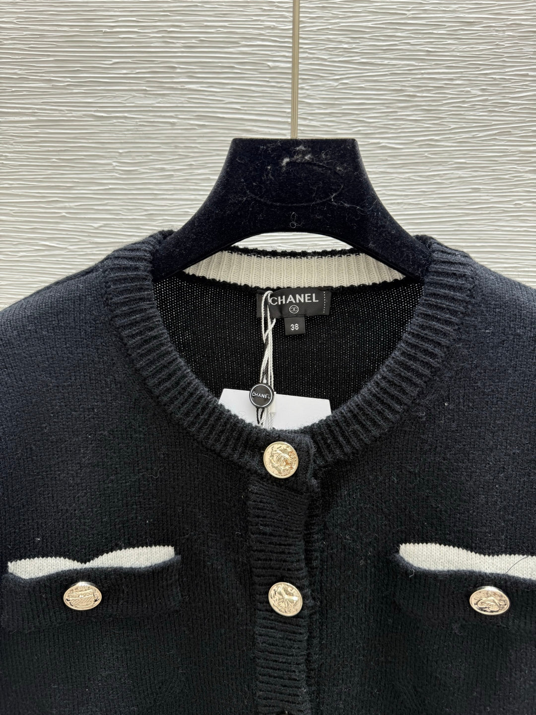 CC 25 Cardigan In Black Cashnere 286347