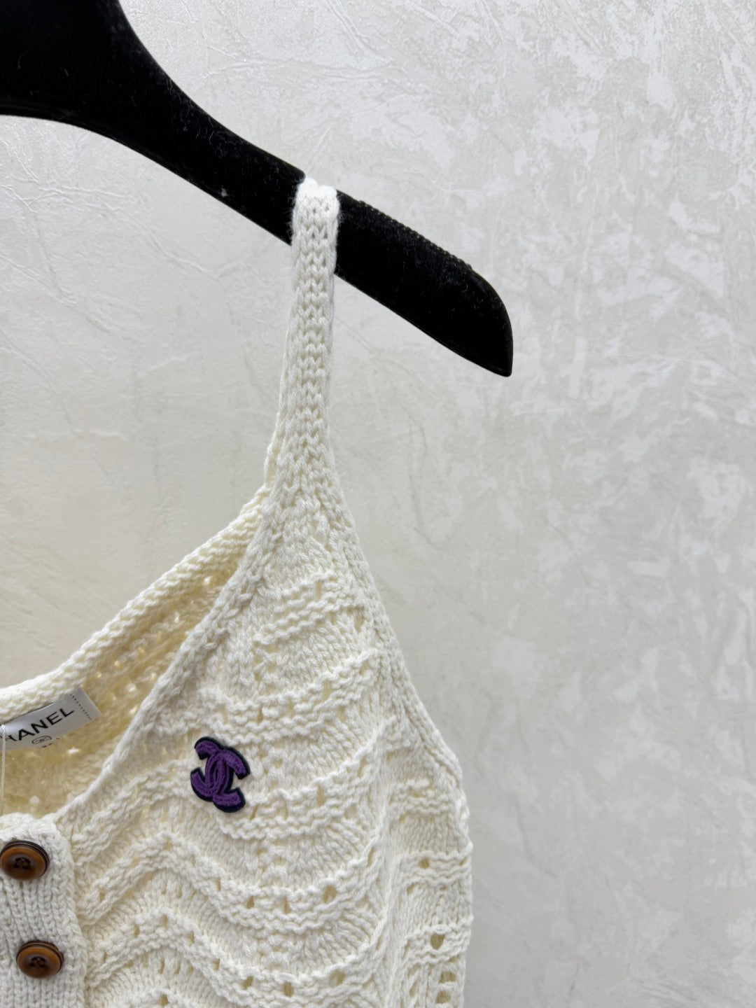 Chanel 2026 Hollow Camisole Wool Nylon
