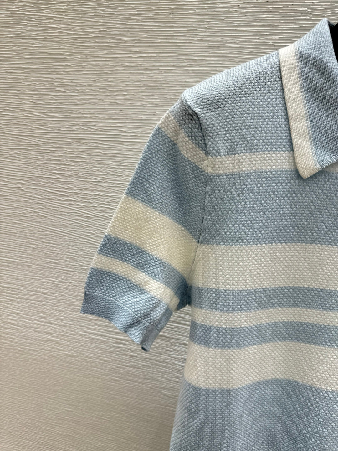 Dior 2026 Polo Shirt Yellow Black Blue Wool