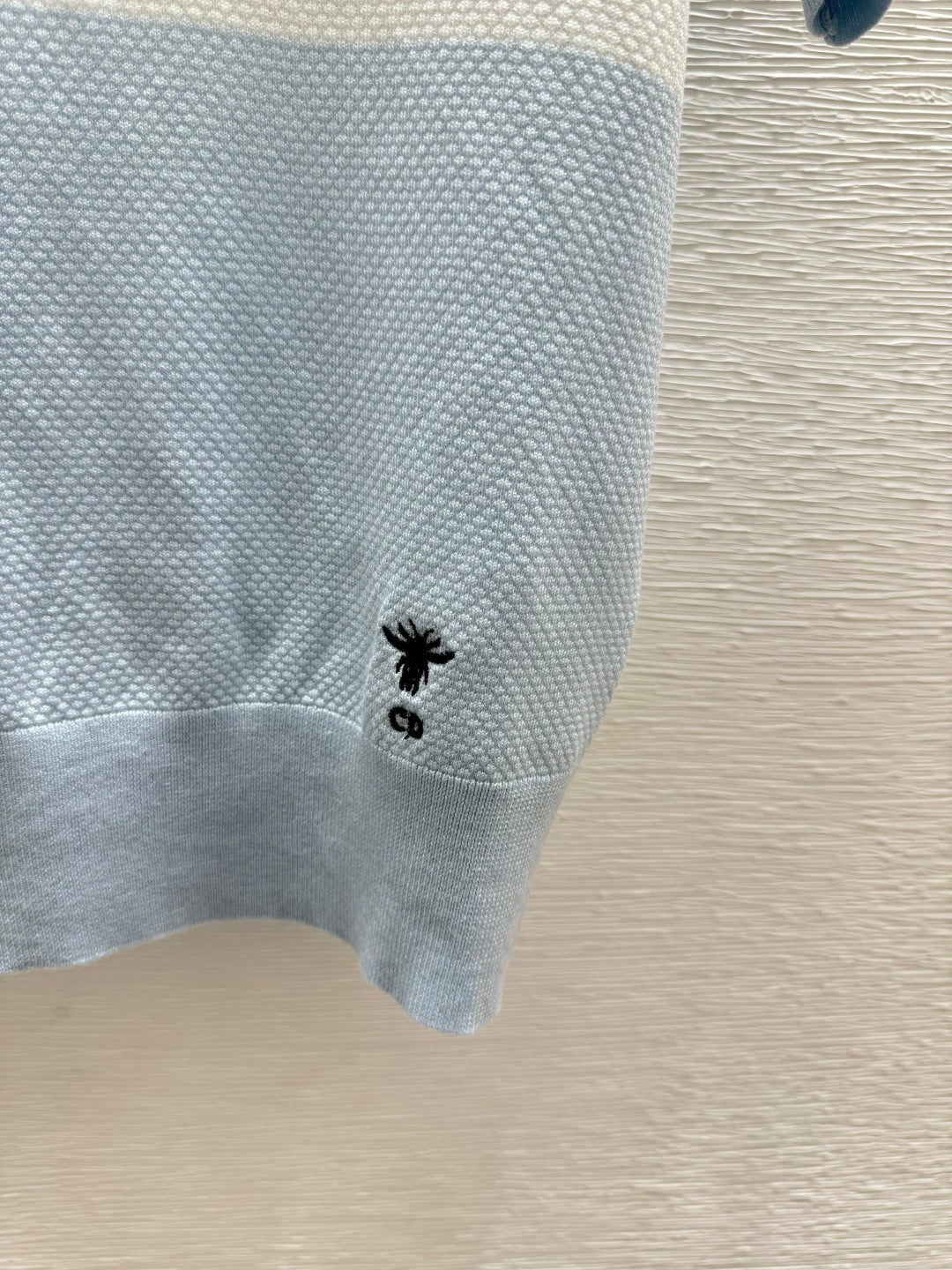 Dior 2026 Polo Shirt Yellow Black Blue Wool
