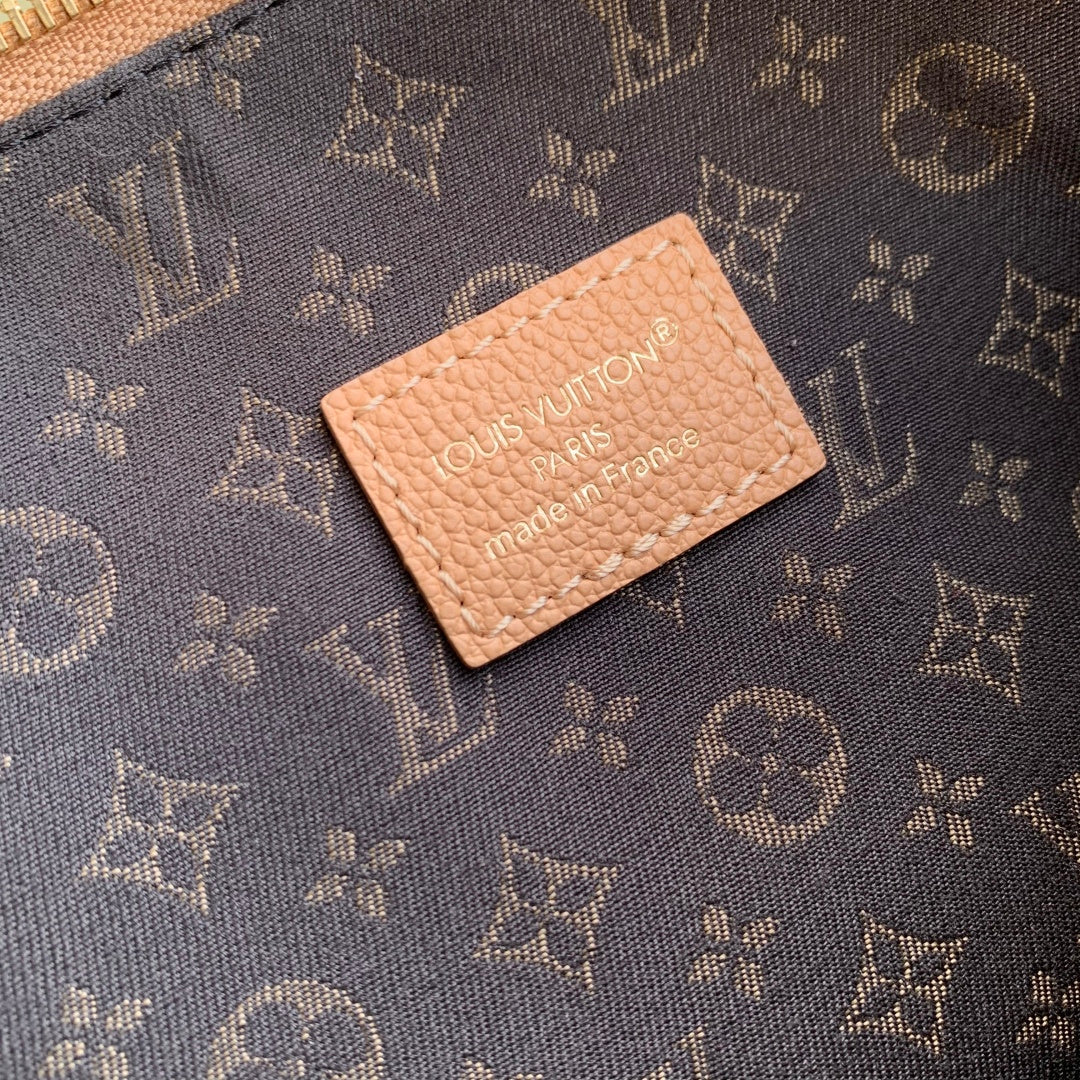 LV 2025 Multipass Bag Arizona Beige mix Brown Canvas Calfskin 347361