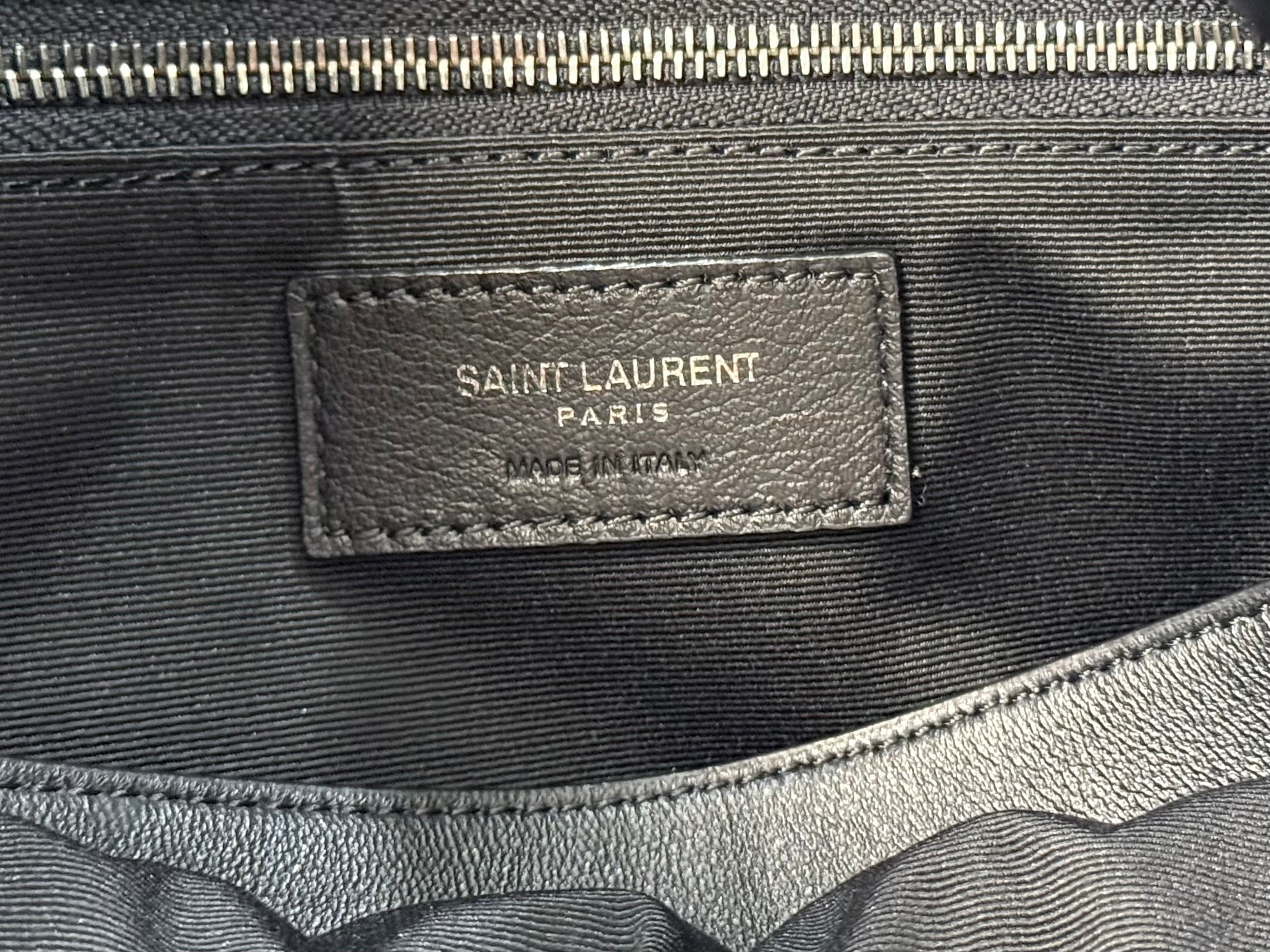 YSL Niki Shopping Bag 33 Black Quilted Calfskin