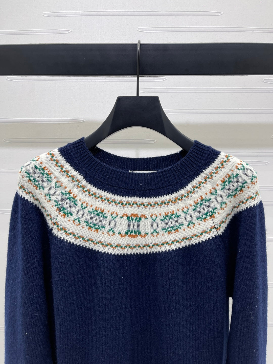 Celine 25 Patterned Sweater Cashmere 295598