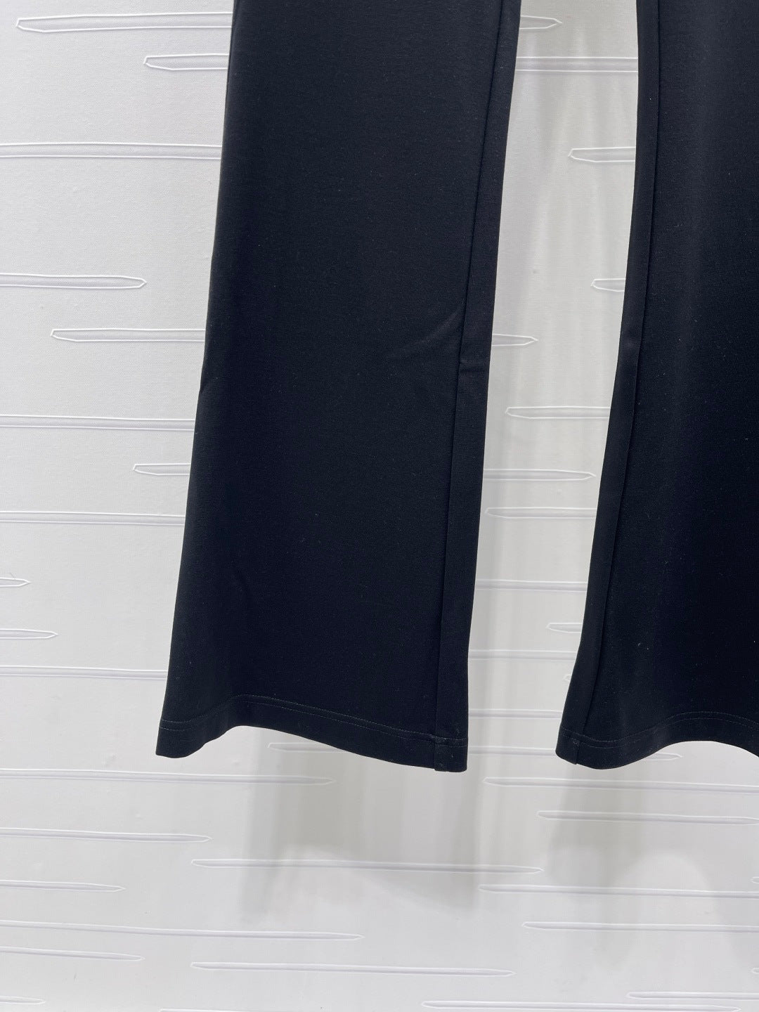Chanel 2026 Webbing Letter Flared Pant Black White Cotton Polyamide 363365