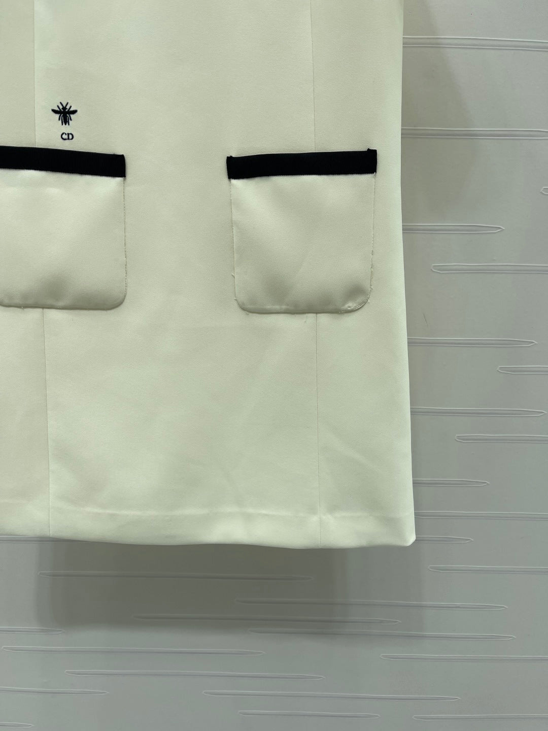 Dior 2026 Dress Cream Black Cotton Polyester