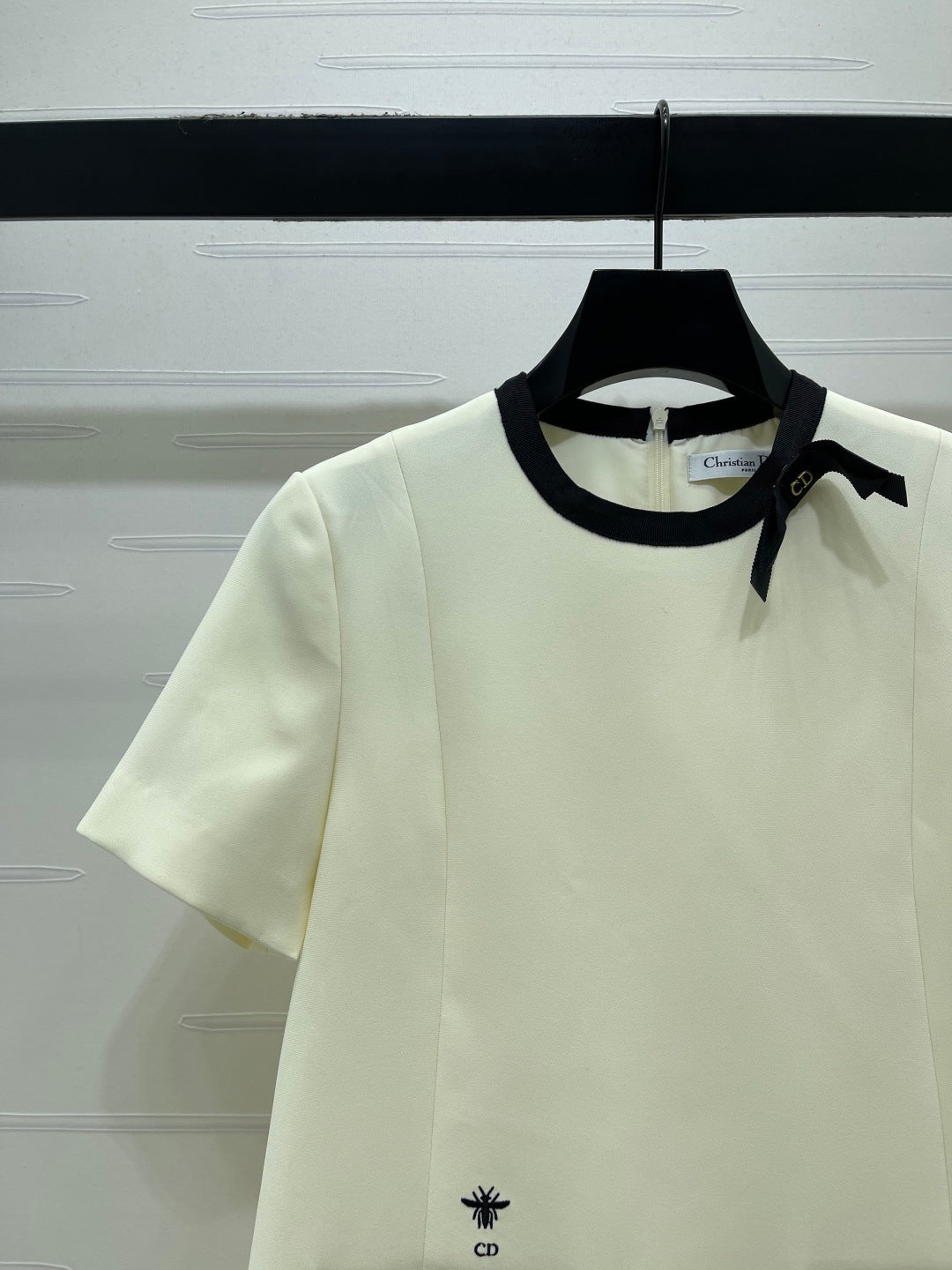 Dior 2026 Dress Cream Black Cotton Polyester