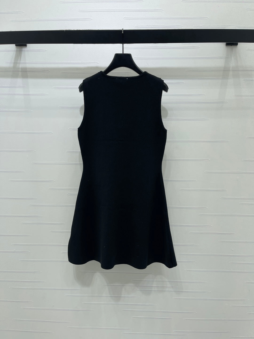 Chanel 2026 Vest Dress Black Wool Acrylic 136376