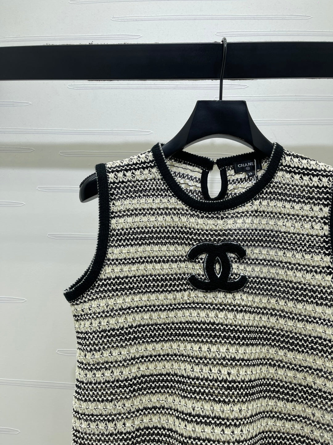 Chanel 2026 Vest Shirt Black Wool 638335