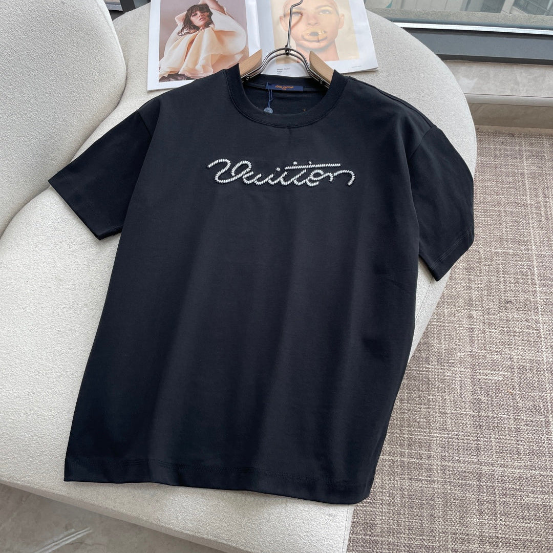 LV 26A Short-Sleeve T-Shirt Oversized Cotton 405943