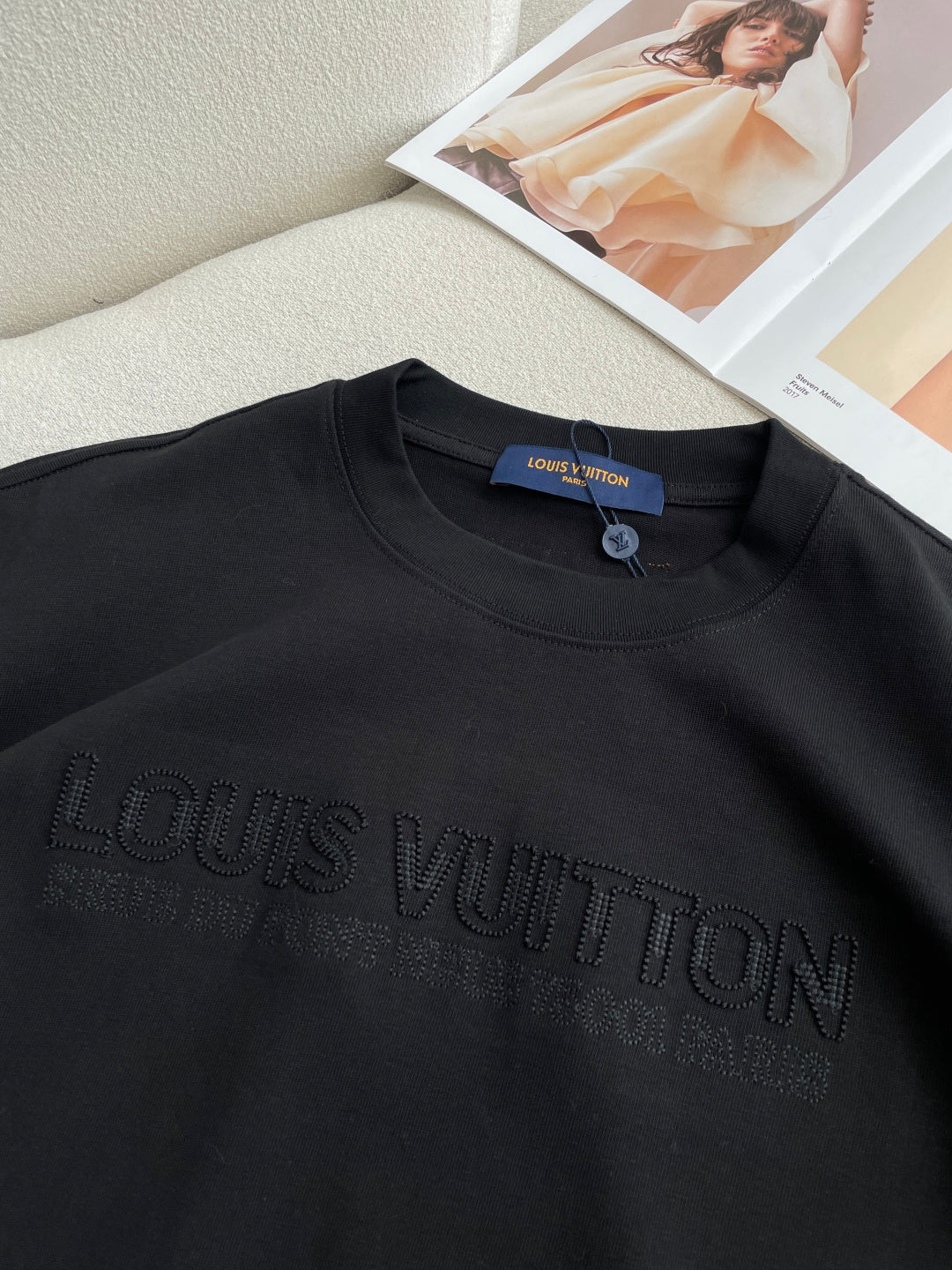LV 26A Short-Sleeve T-Shirt Oversized Cotton 405968