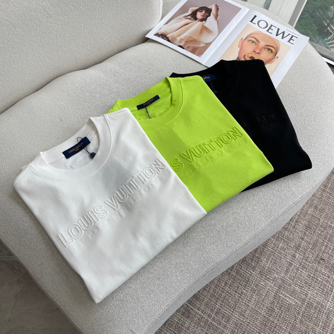 LV 26A Short-Sleeve T-Shirt Oversized Cotton 405968