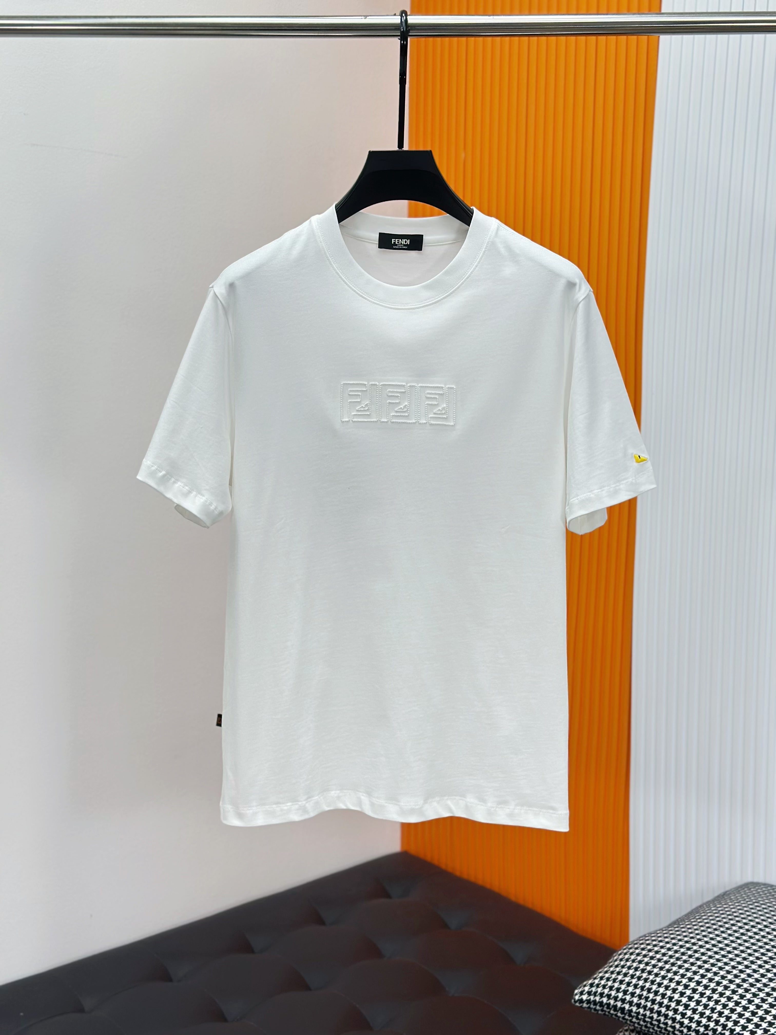 Fendi 2026 Short-Sleeve T-Shirt Cotton 739686