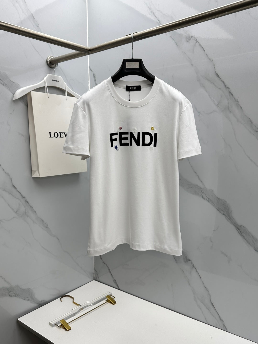 Fendi 2026 Short-Sleeve T-Shirt Cotton 738891