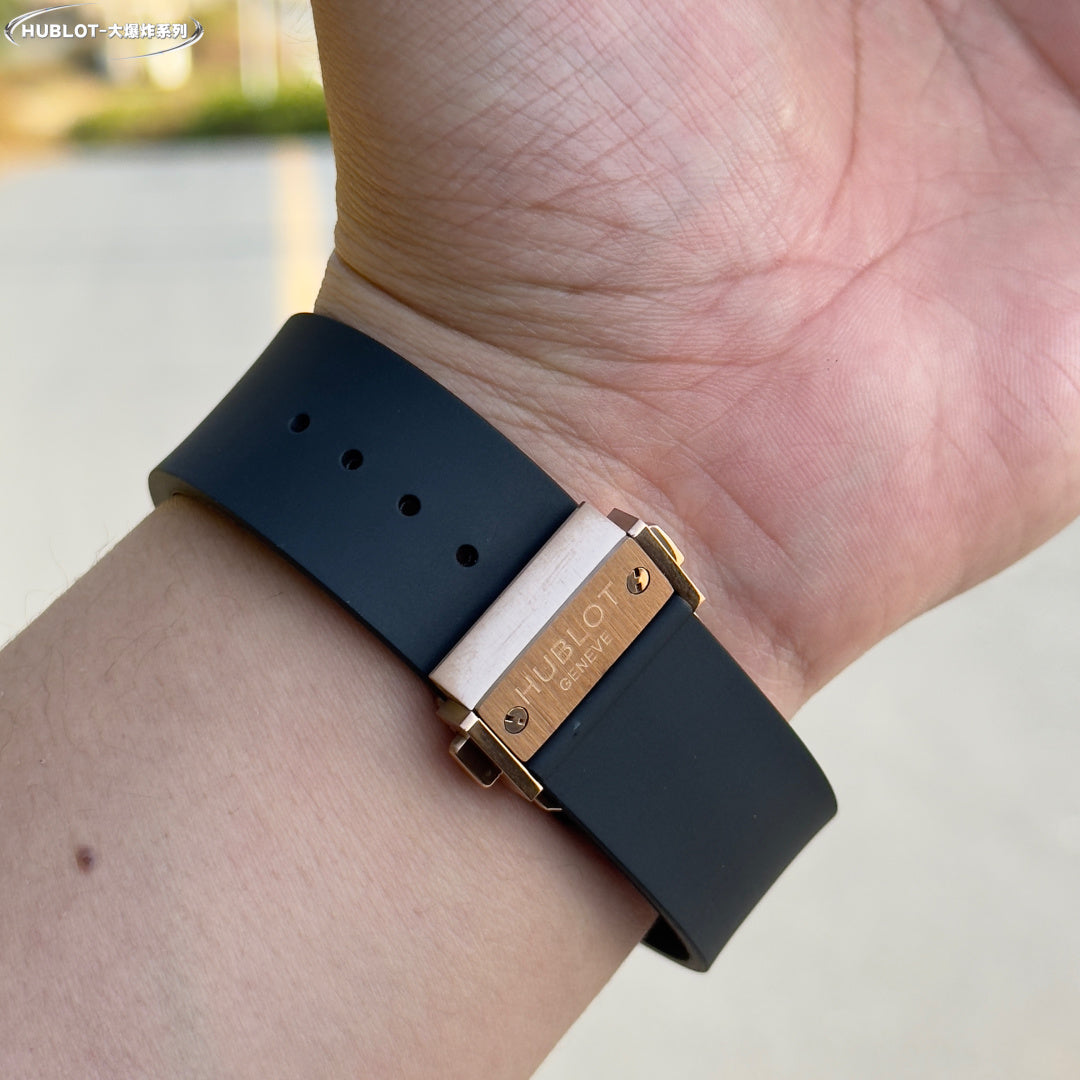 Hublot Classic Fusion Tourbillon Rose Gold Diamond 45mm Rubber Strap