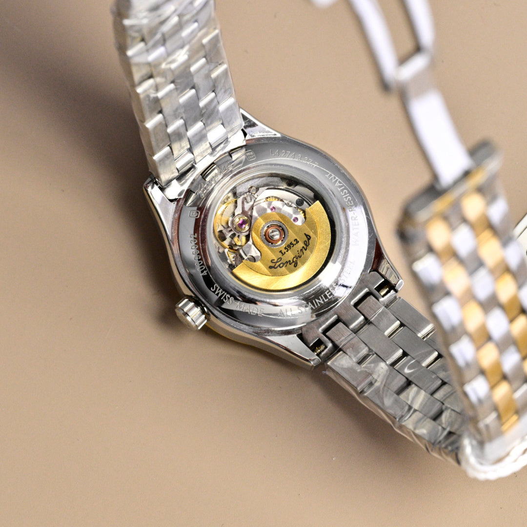 Longines Flagship 28mm Sliver Case Steel Gold