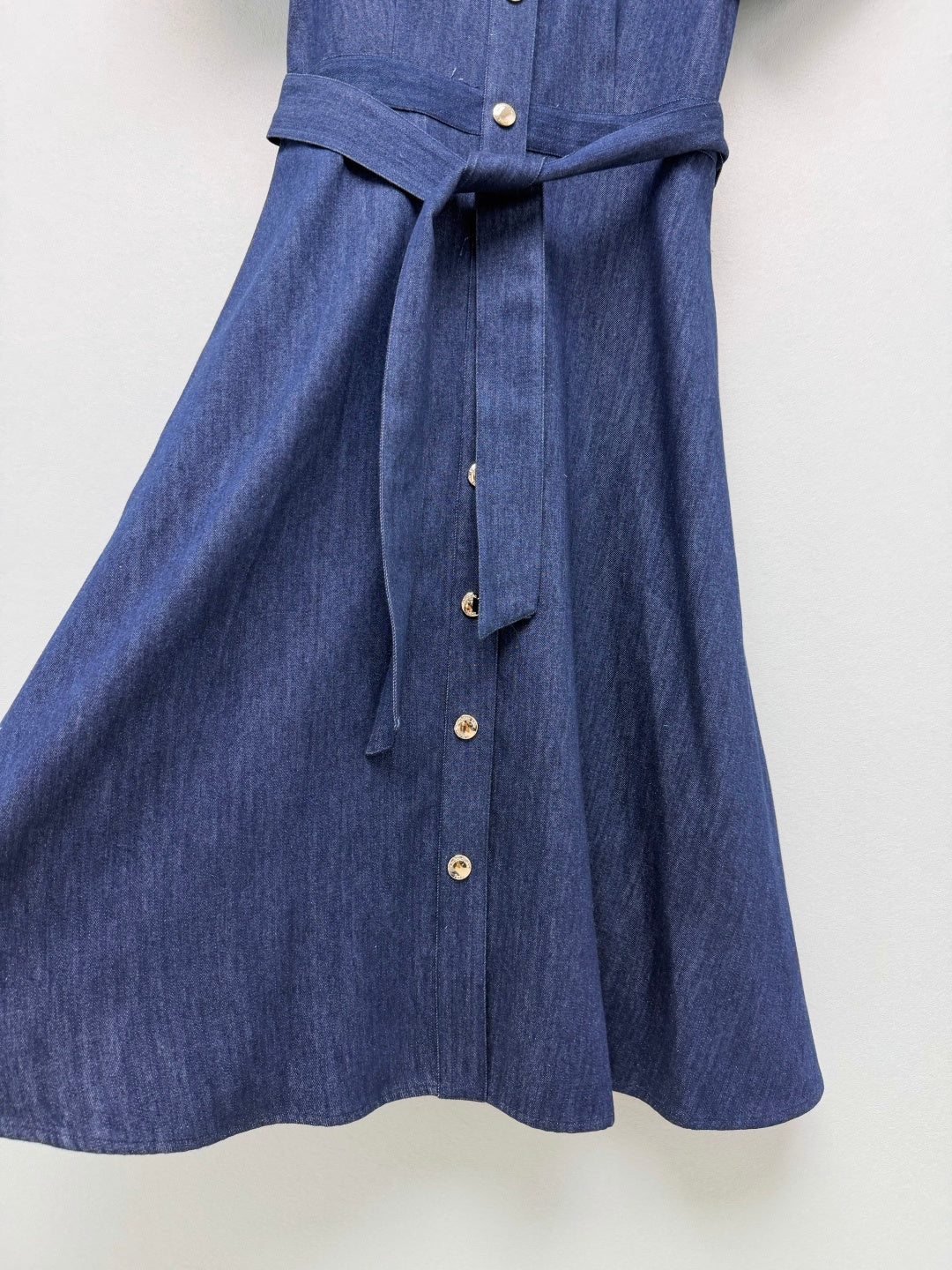 Dior 2026 Denim Short-Sleeve Dress Blue Cotton 350912