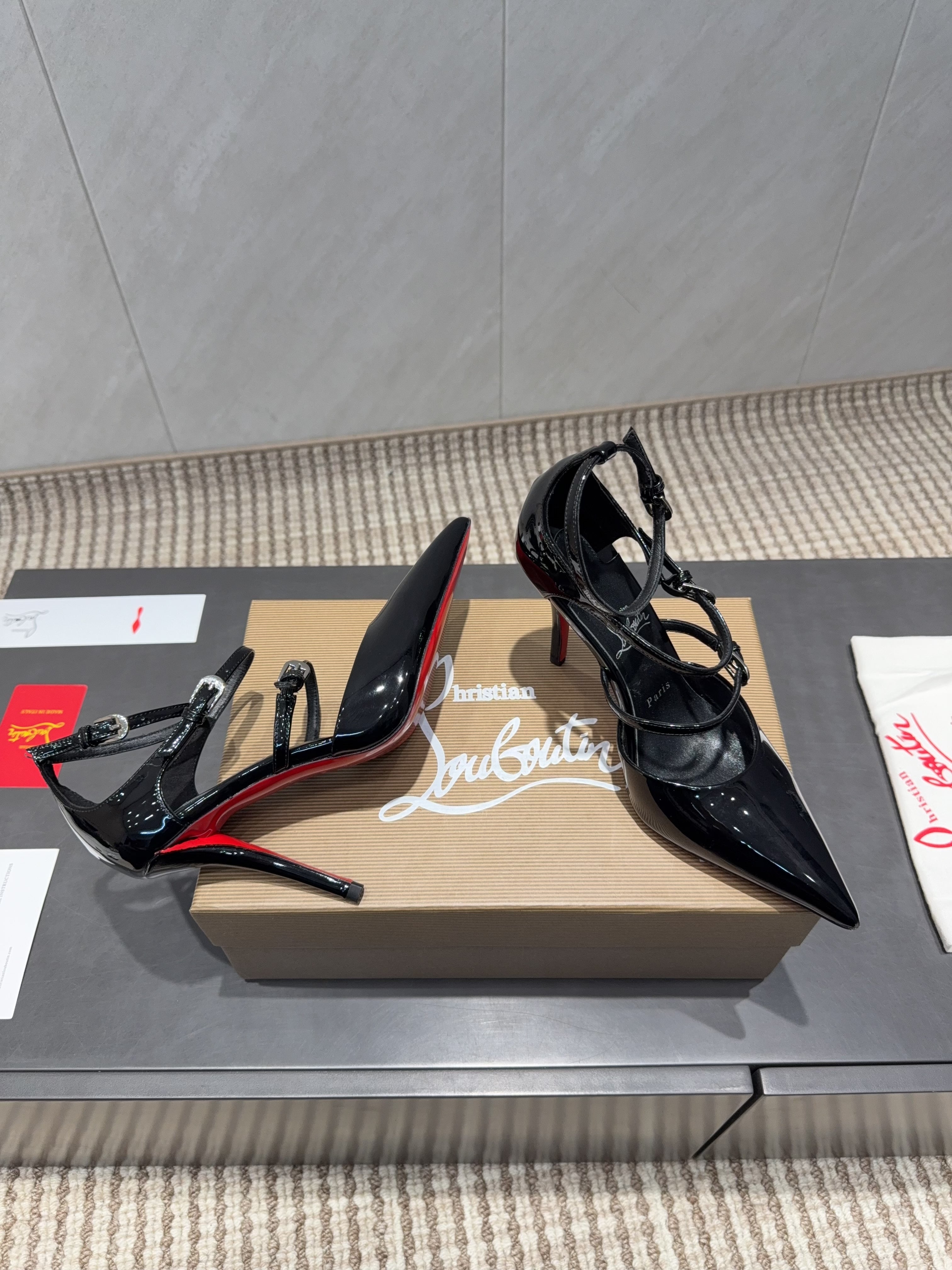 CL 26SS High Heel Pump 100 Black Patent Leather 613869