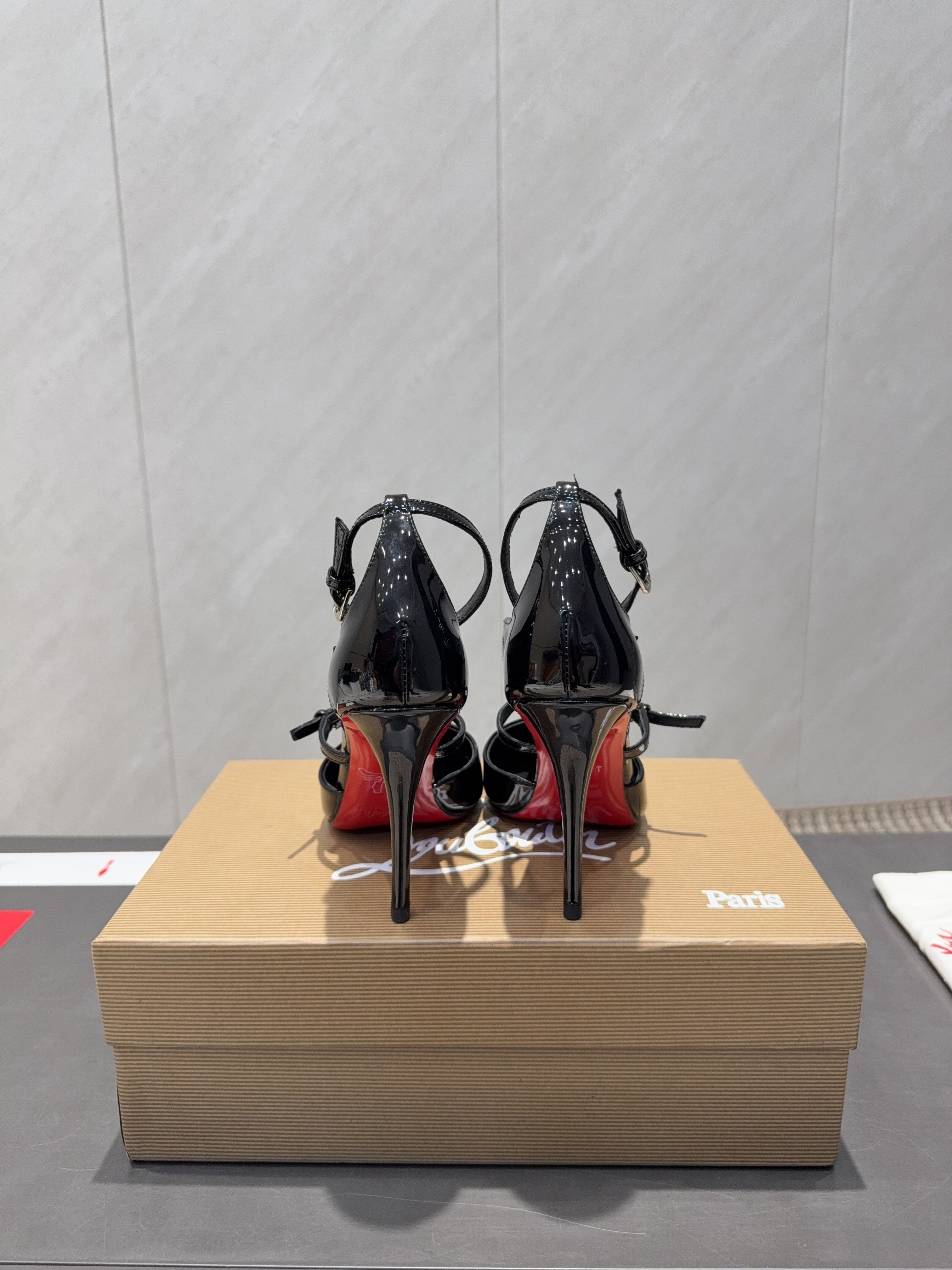 CL 26SS High Heel Pump 100 Black Patent Leather 613869
