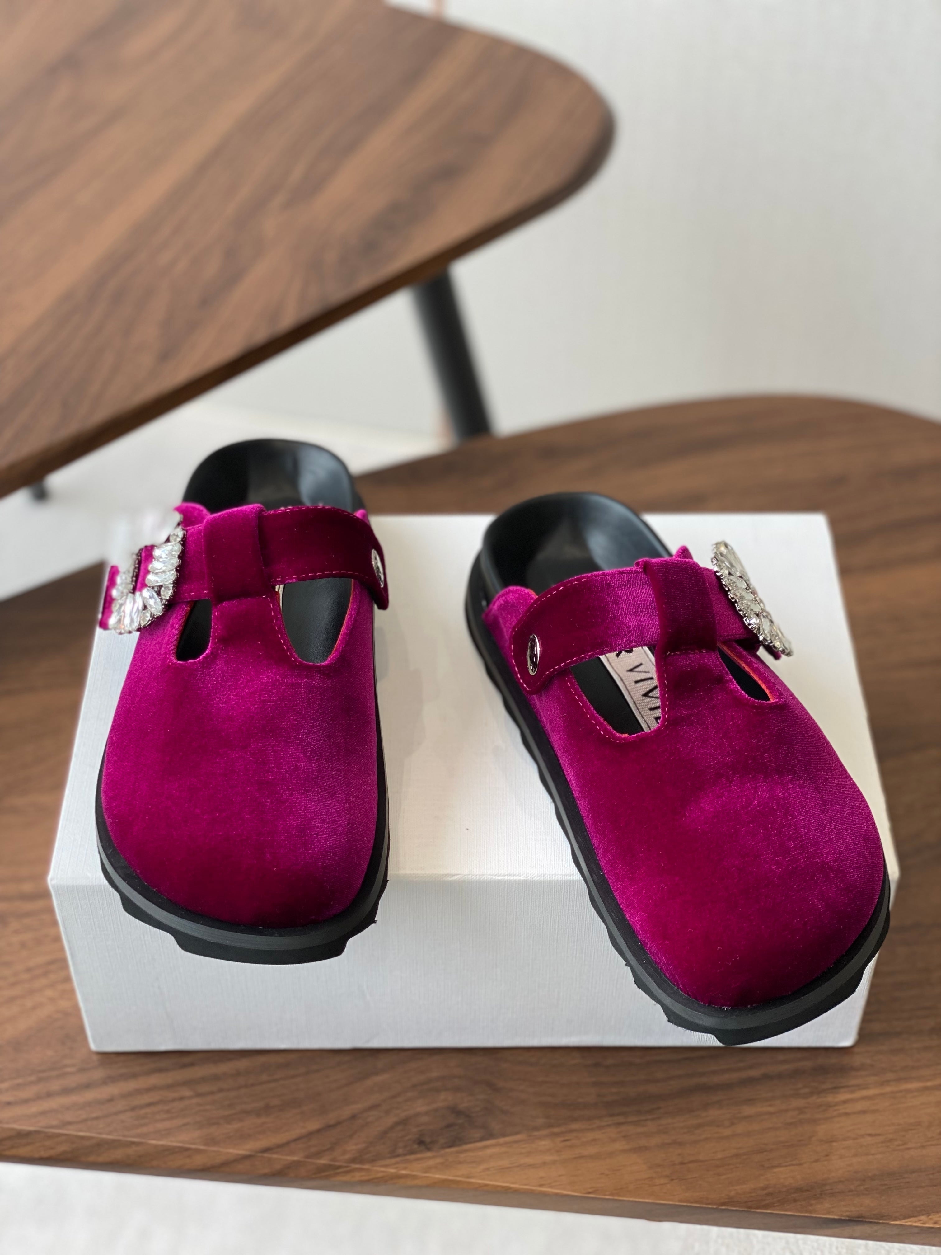 Viv 25 Slippers Pink Imported Flannel 350443