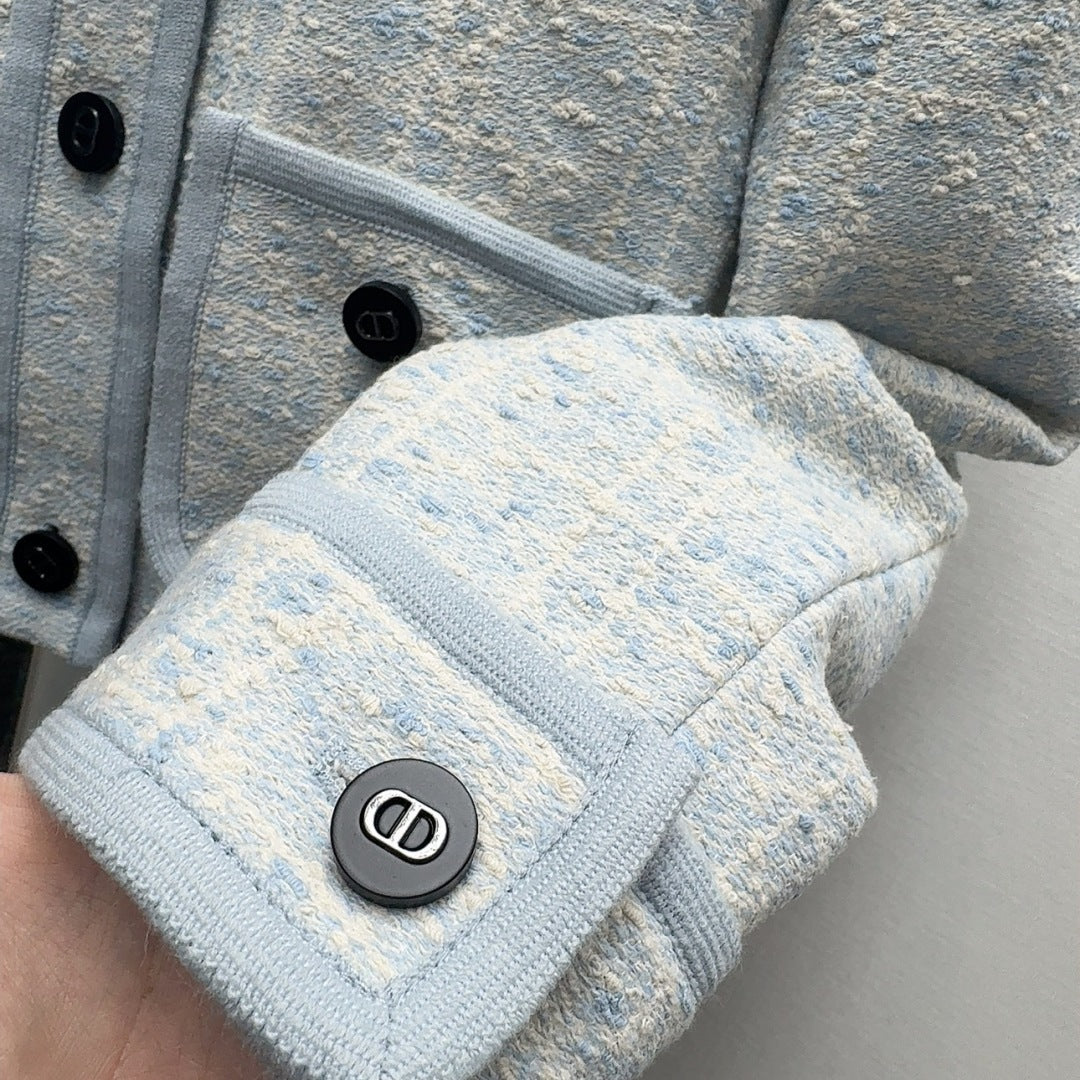 CD 25 Plaid Jacket Could Blue Tweed