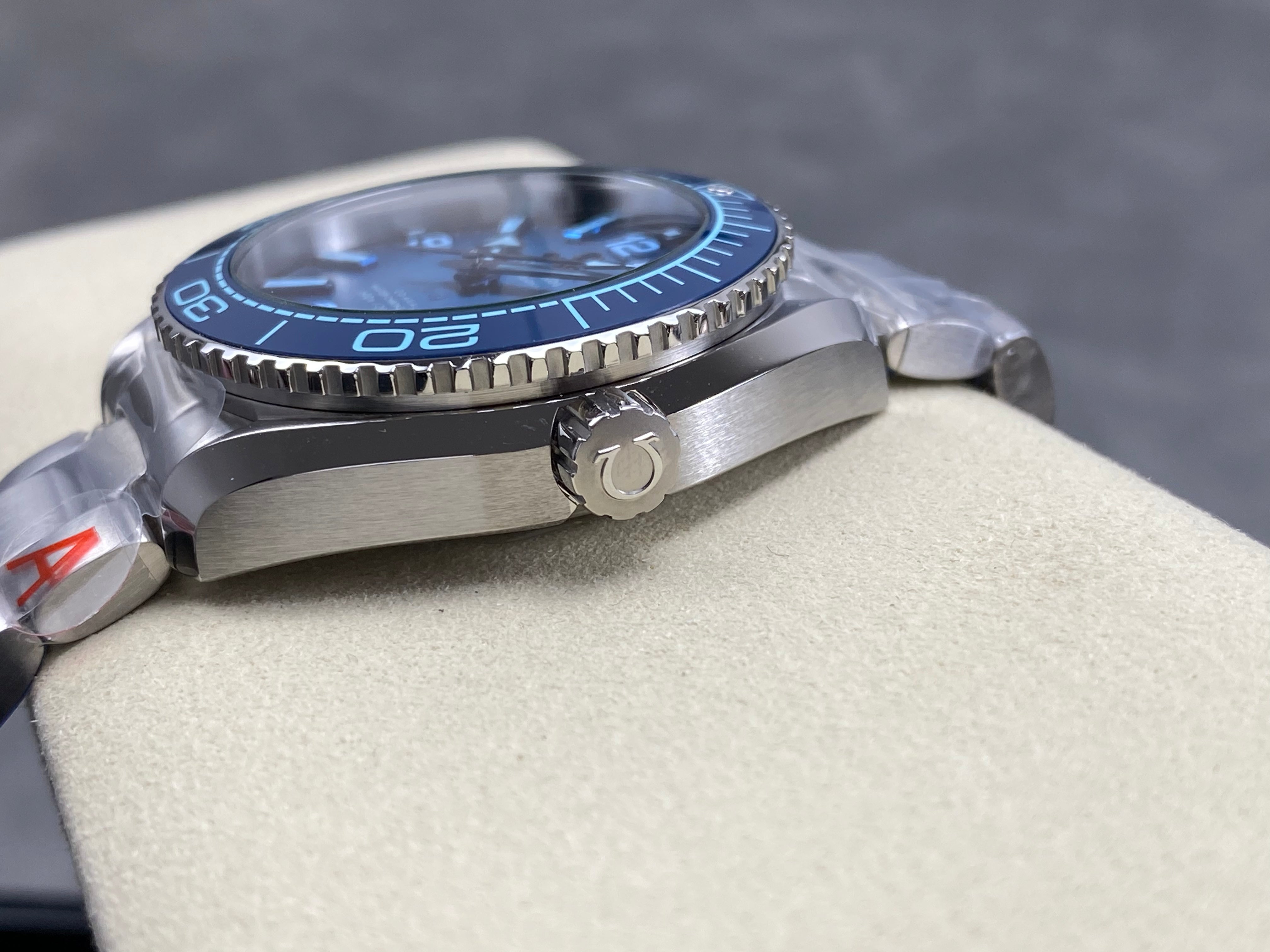 Omega Seamaster Planet Ocean 39.5mm Steel Case Blue Dial