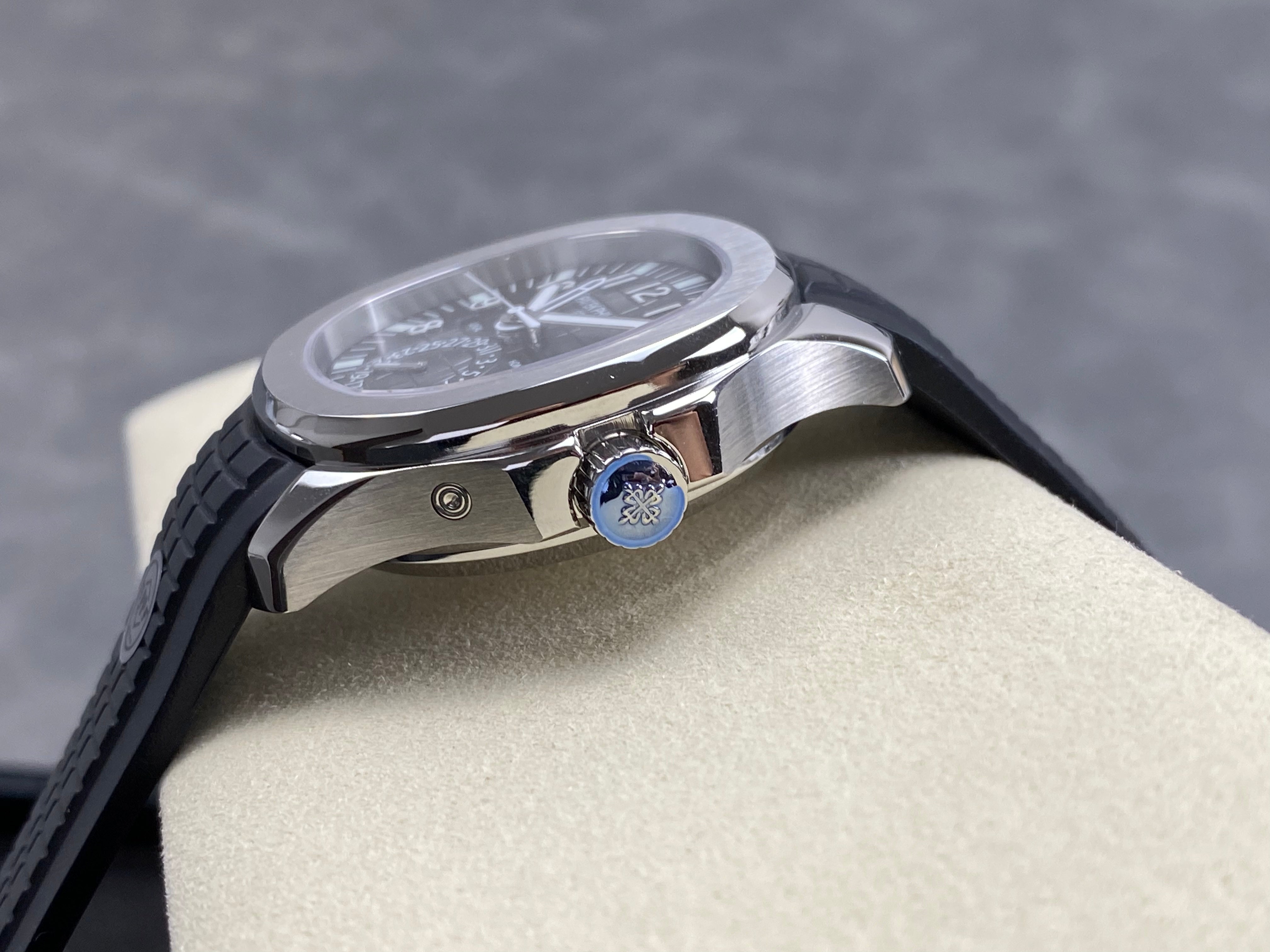 Patek Philippe Aquanaut Travel Time 40mm Black Dial Steel Case