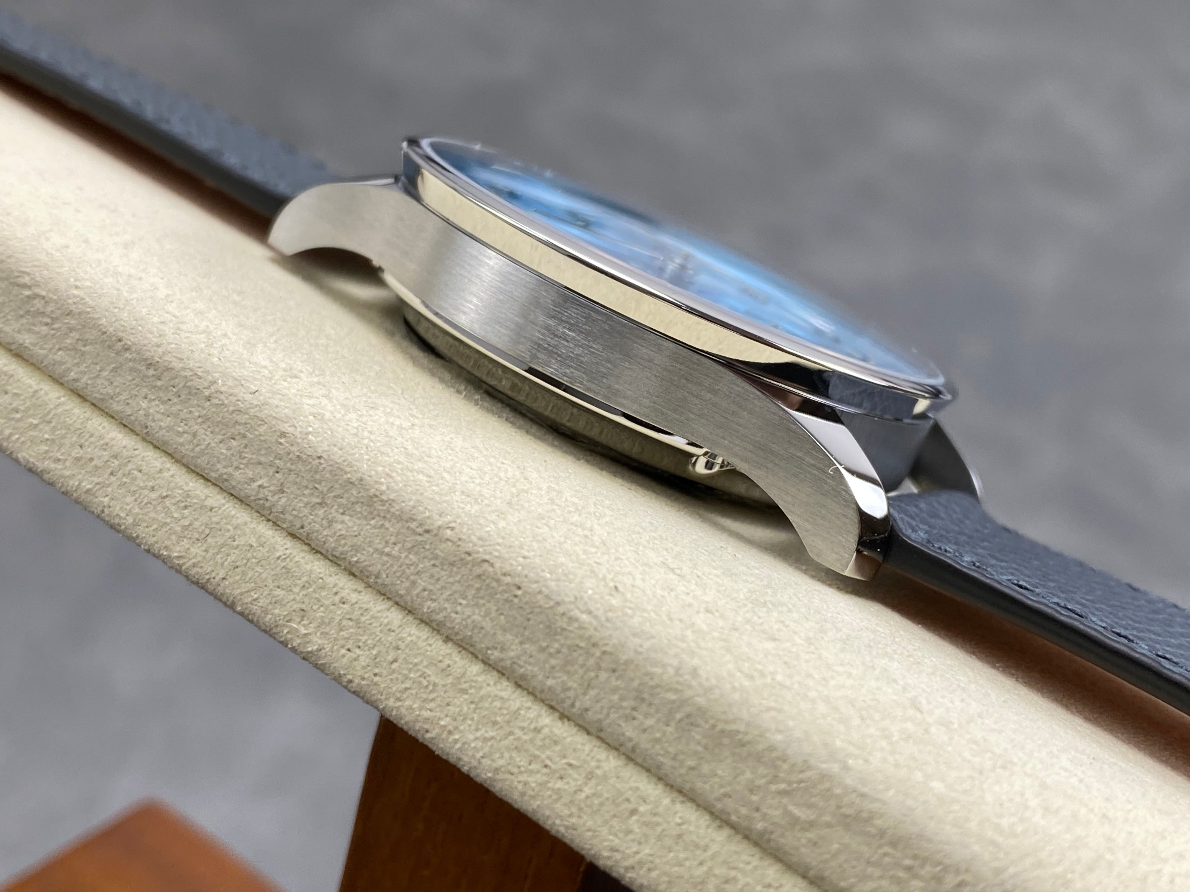 IWC Portuguese 41mm Blue Dial Steel Case Leather Strap