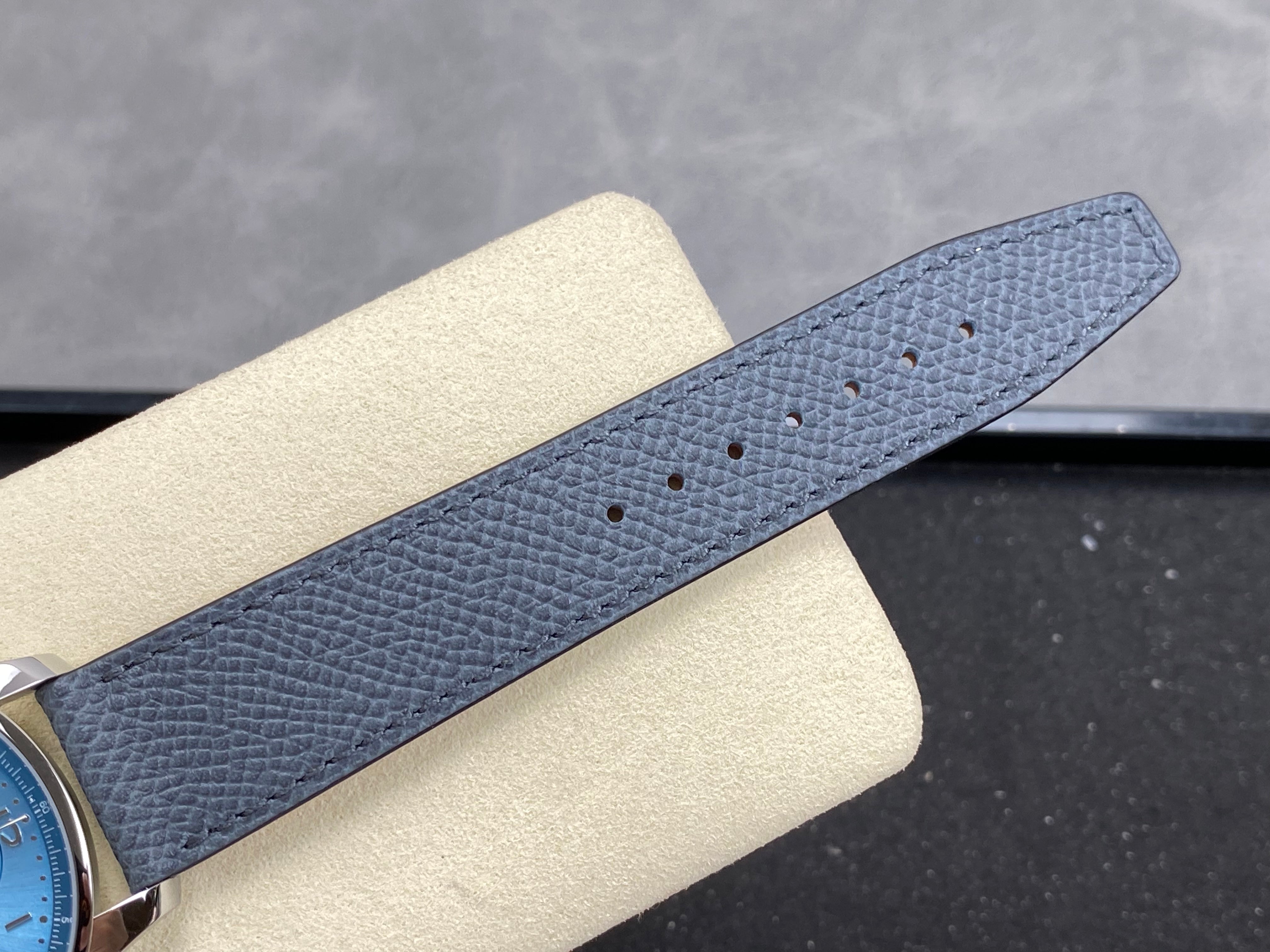IWC Portuguese 41mm Blue Dial Steel Case Leather Strap
