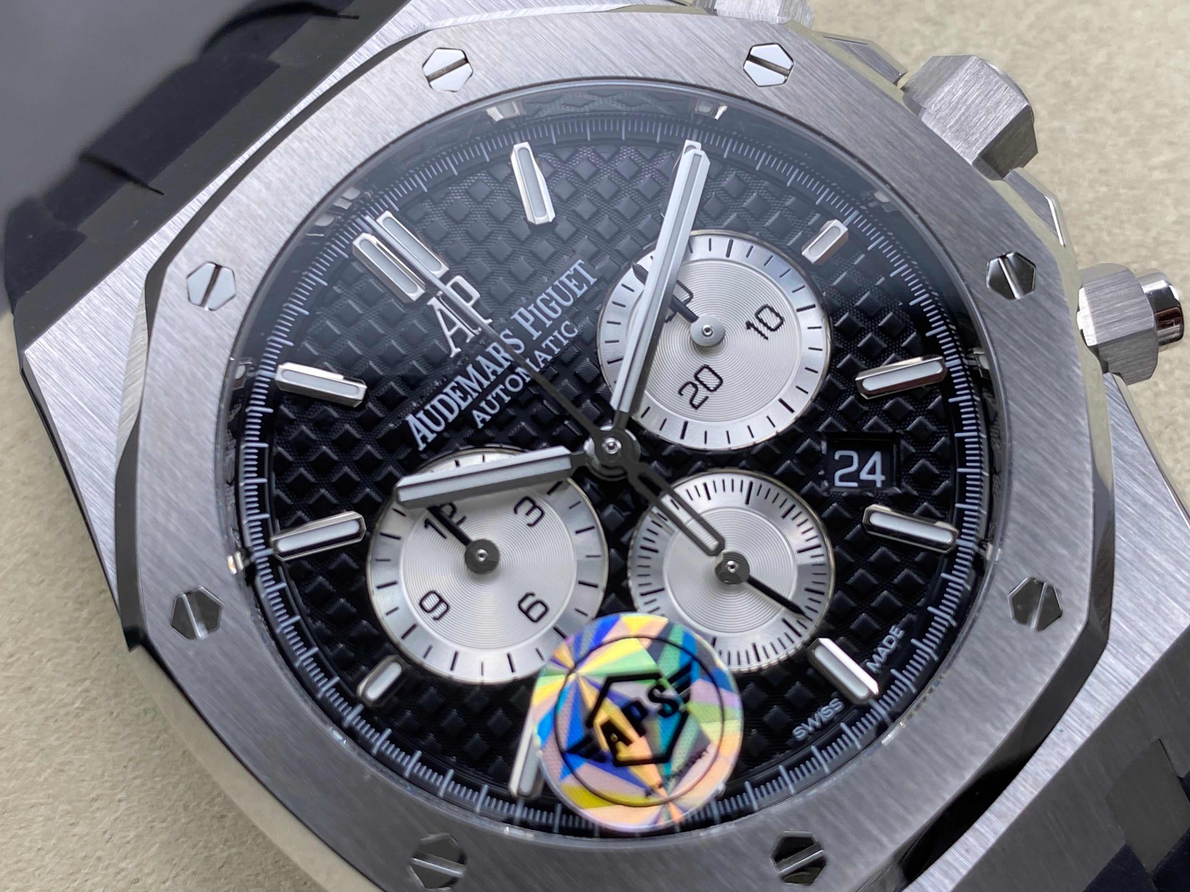 Audemars Piguet Royal Oak Chronograph 41mm Black White Dial