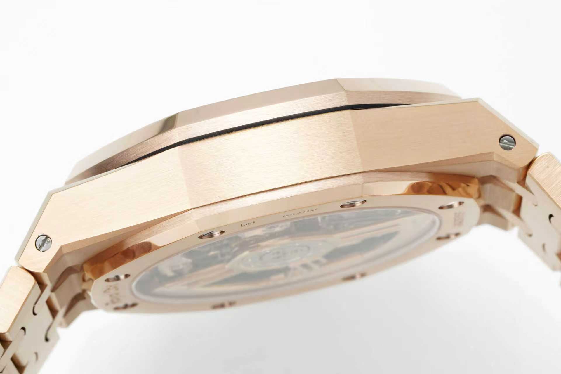 Audemars Piguet Royal Oak Chronograph 41mm Rose Gold Blue Rose Gold Dial