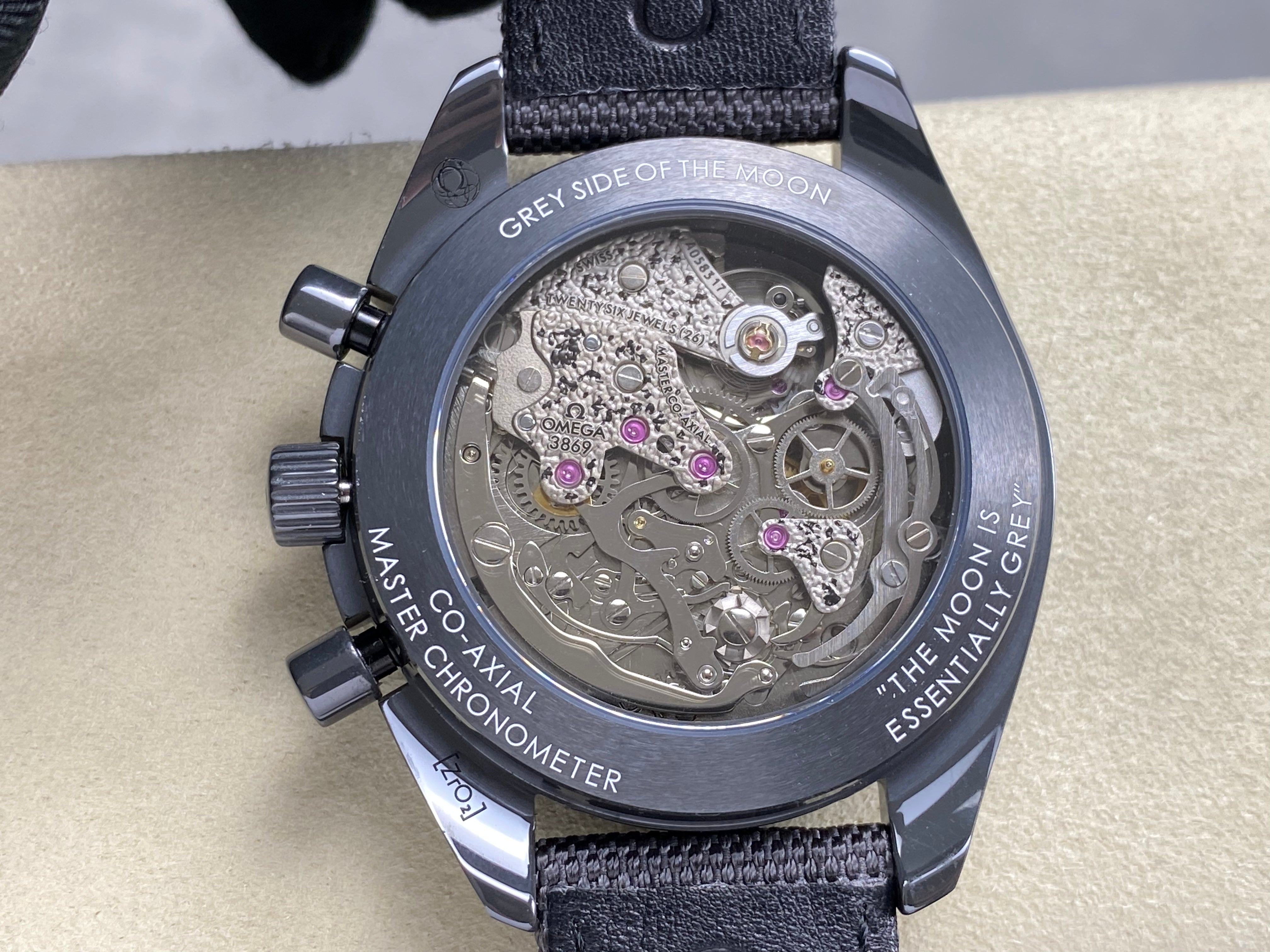 Omega Speedmaster Dark Side of the Moon 44.25mm Dark Grey Textile Strap