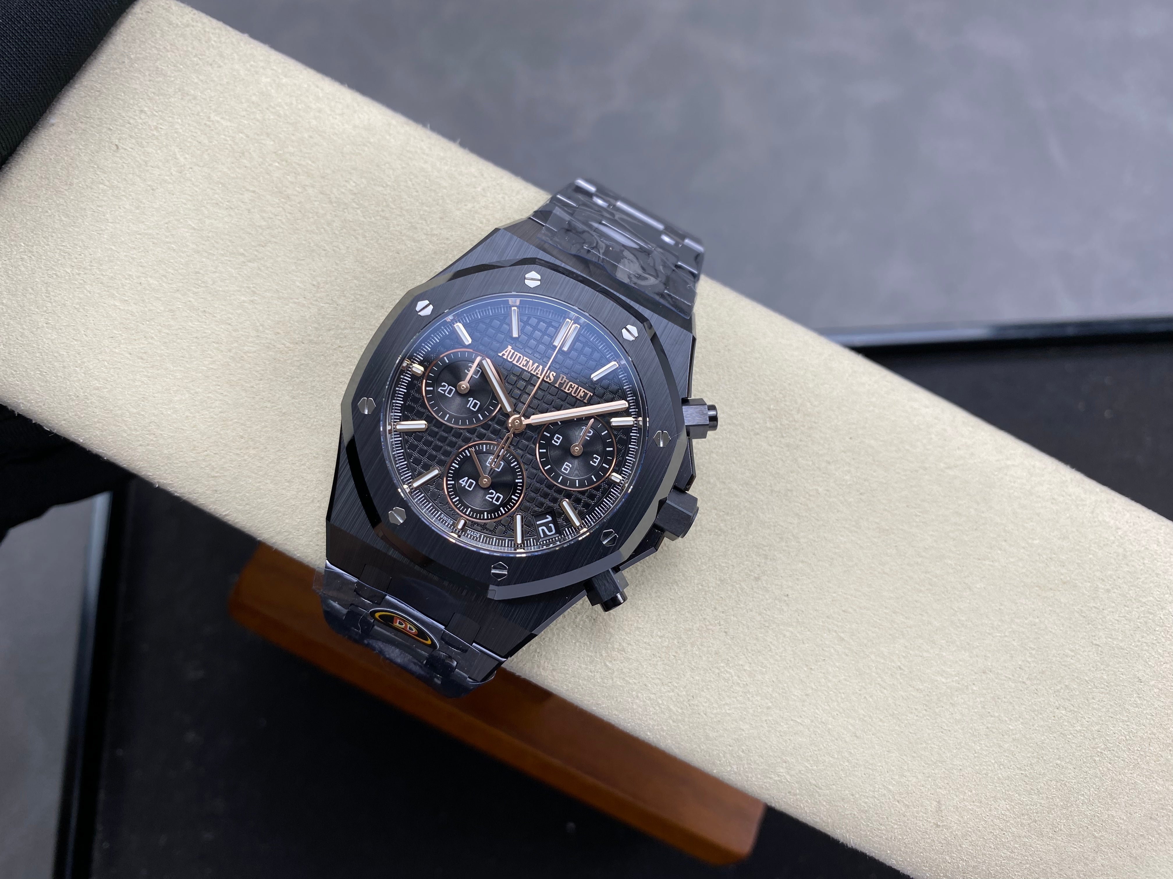 Audemars Piguet Royal Oak Chronograph 41mm Black Case Black Dial
