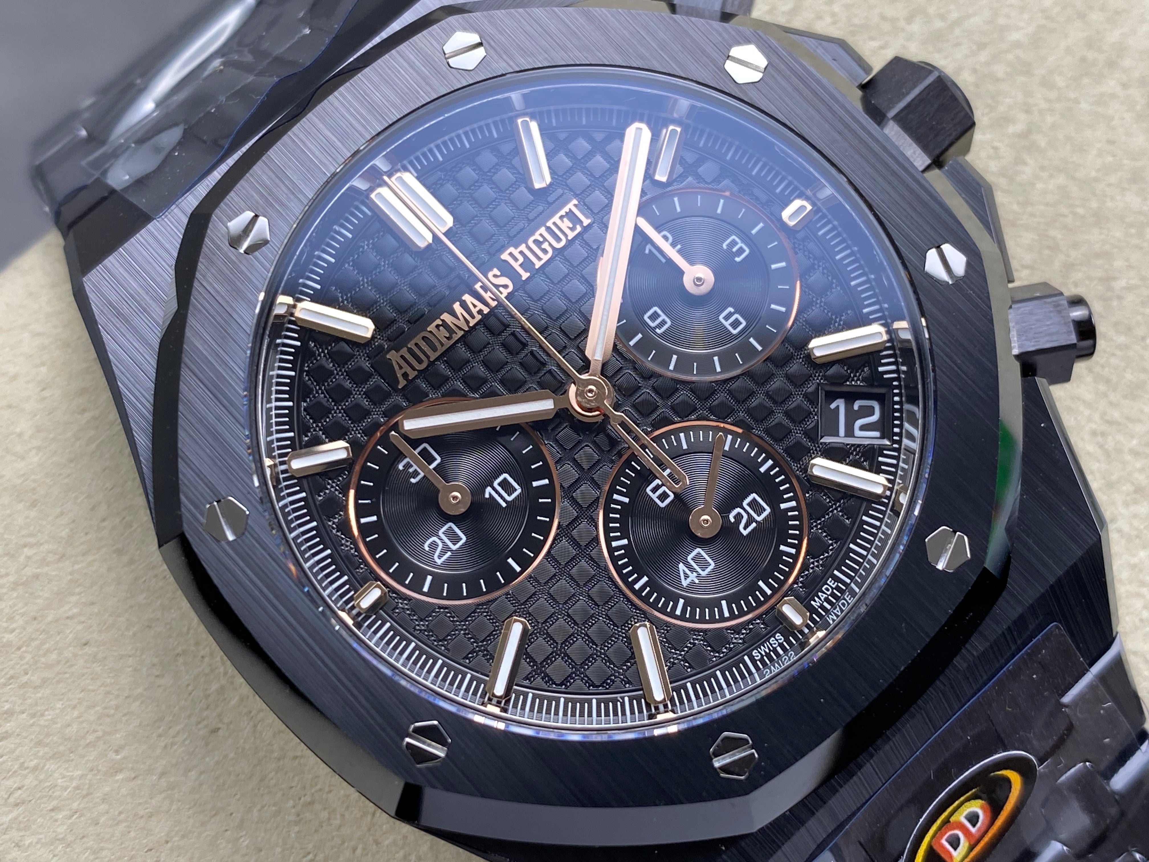 Audemars Piguet Royal Oak Chronograph 41mm Black Case Black Dial