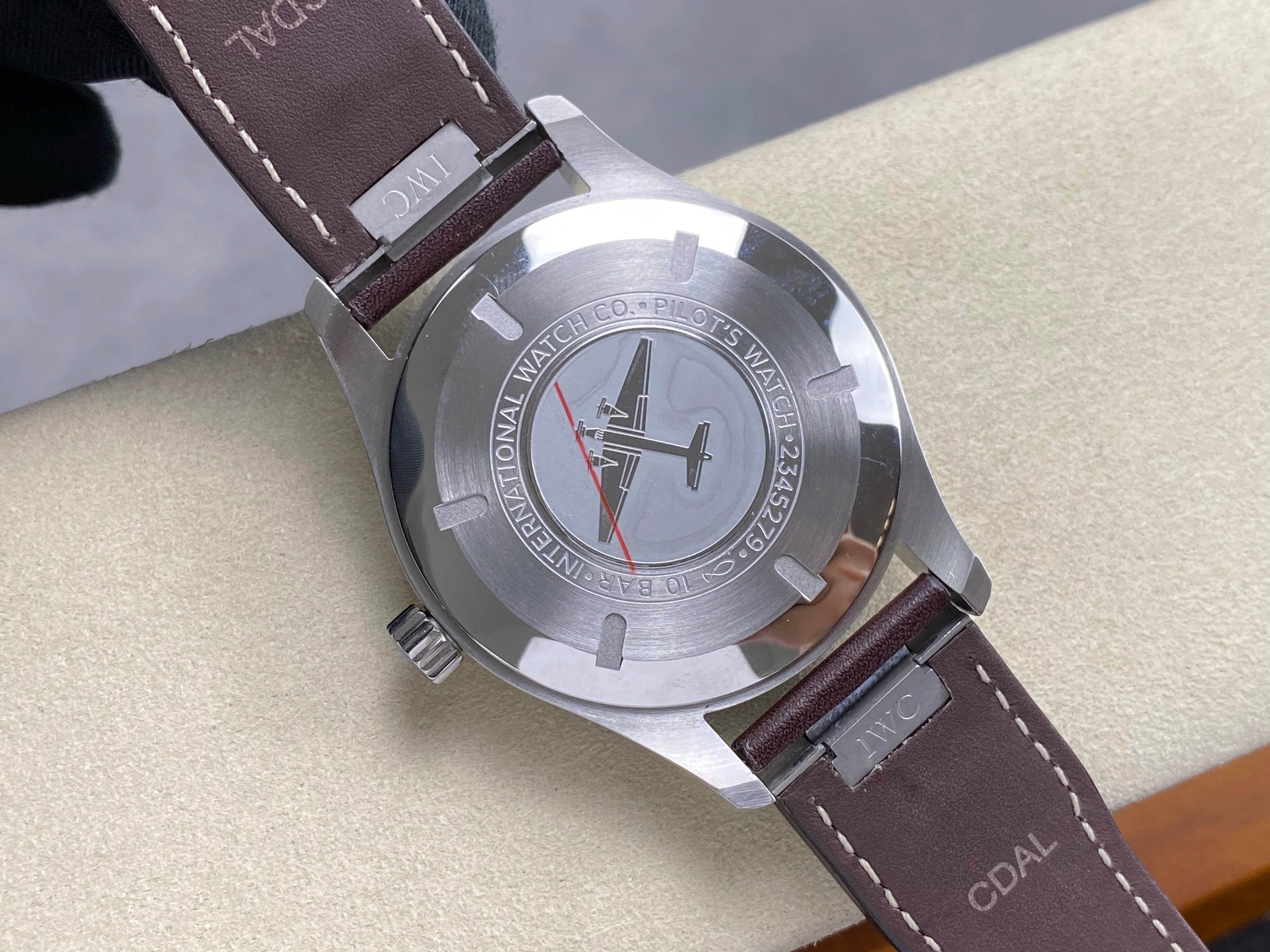 IWC Pilot's Mark XVIII 40mm Green Dial Leather Strap