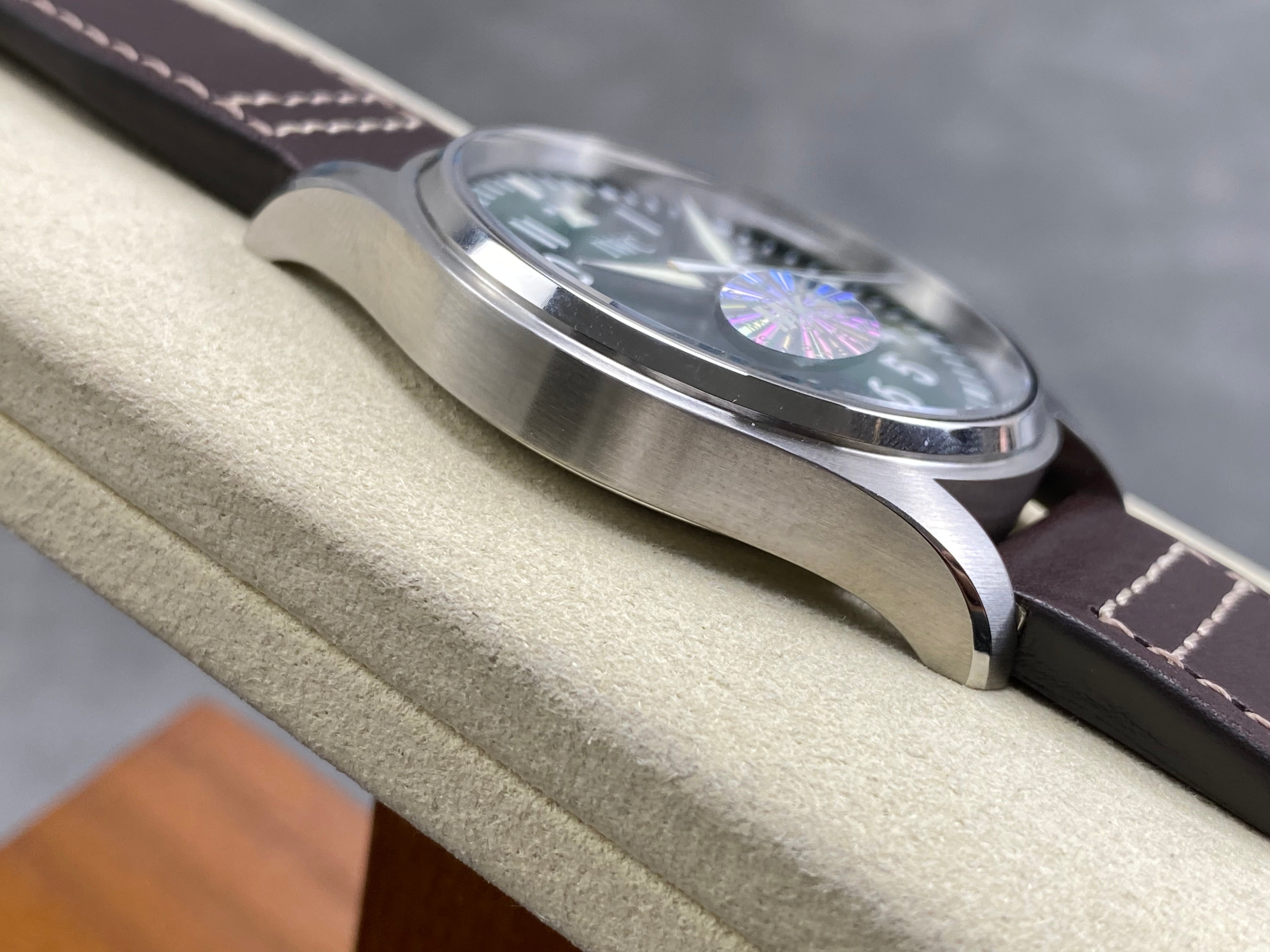 IWC Pilot's Mark XVIII 40mm Green Dial Leather Strap